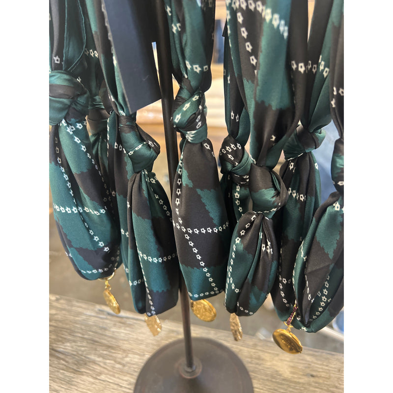 Plaid Scarf Necklace - Joanna A. Boutique