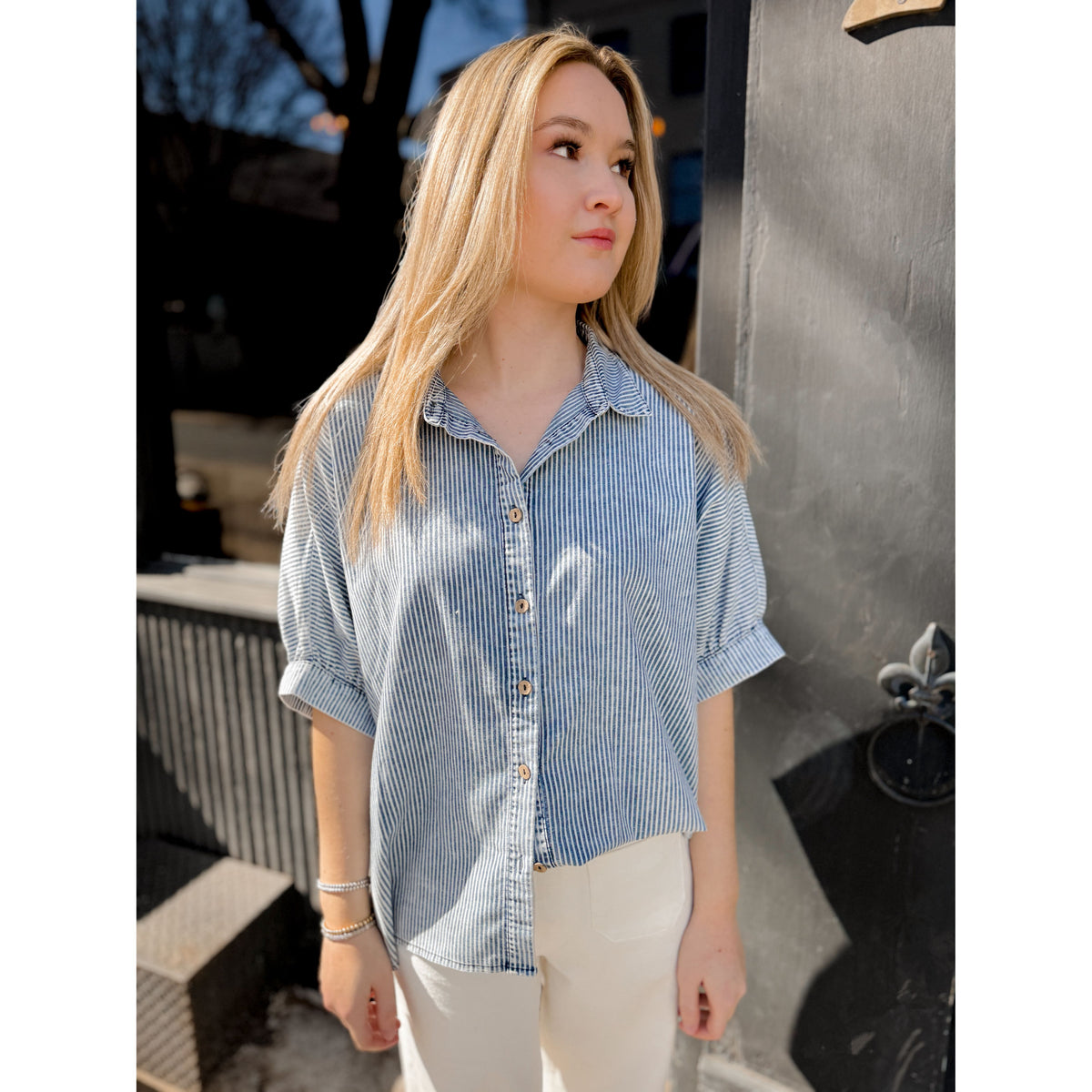 Collette Dolman Top | Navy - Joanna A. Boutique