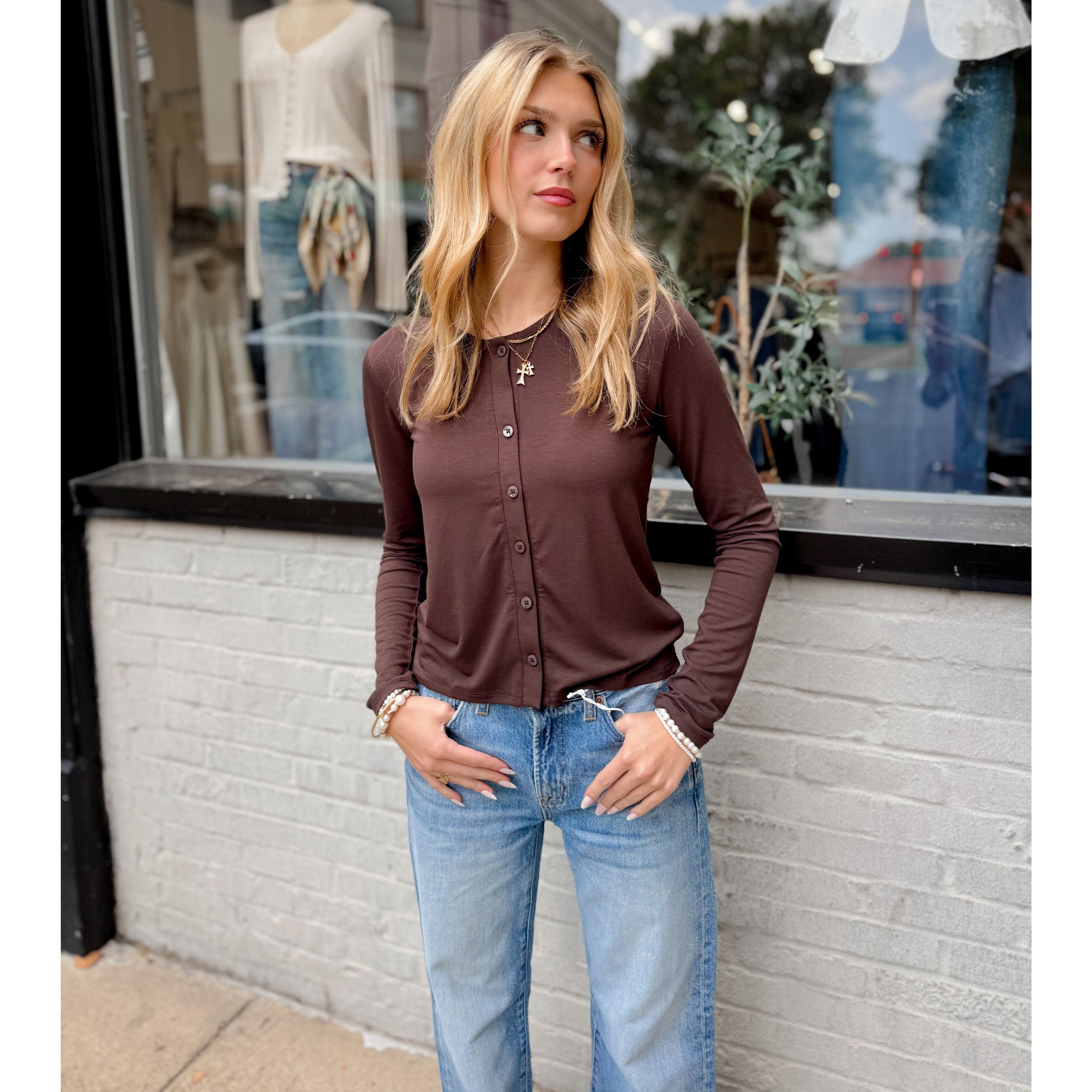 Bamboo Cardigan | Java - Joanna A. Boutique