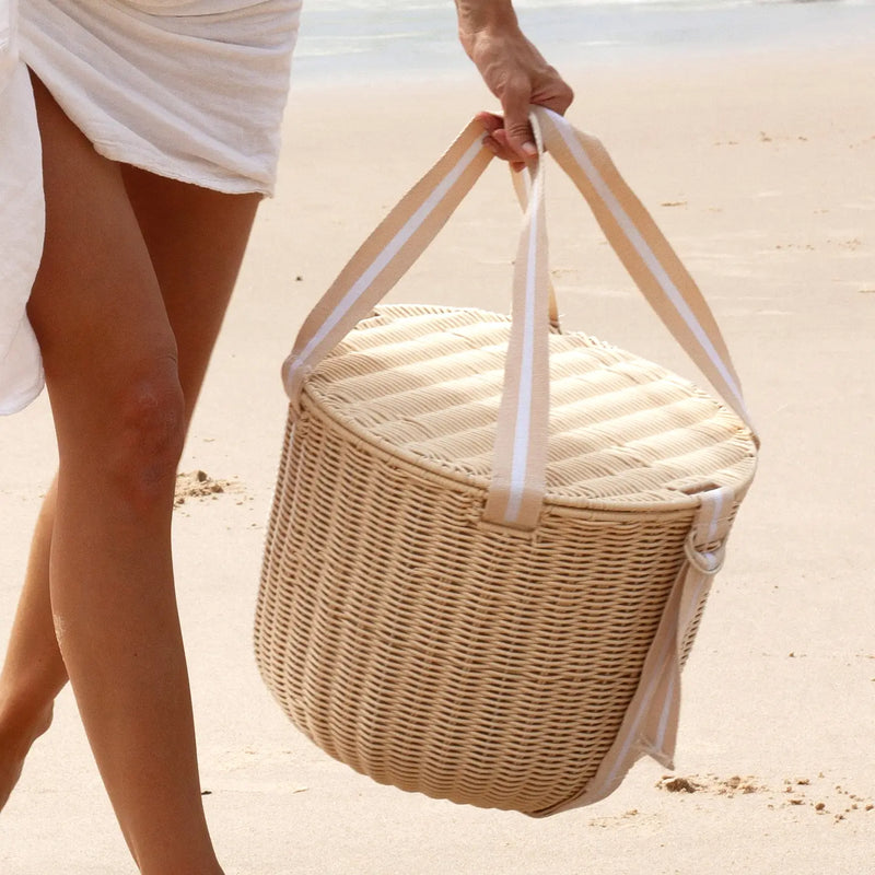 Le Weekend Picnic Cooler Basket - Joanna A. Boutique