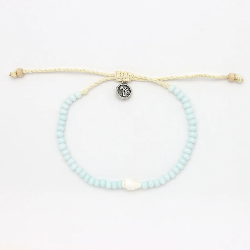 Surf Beaded Shell Anklet - Joanna A. Boutique