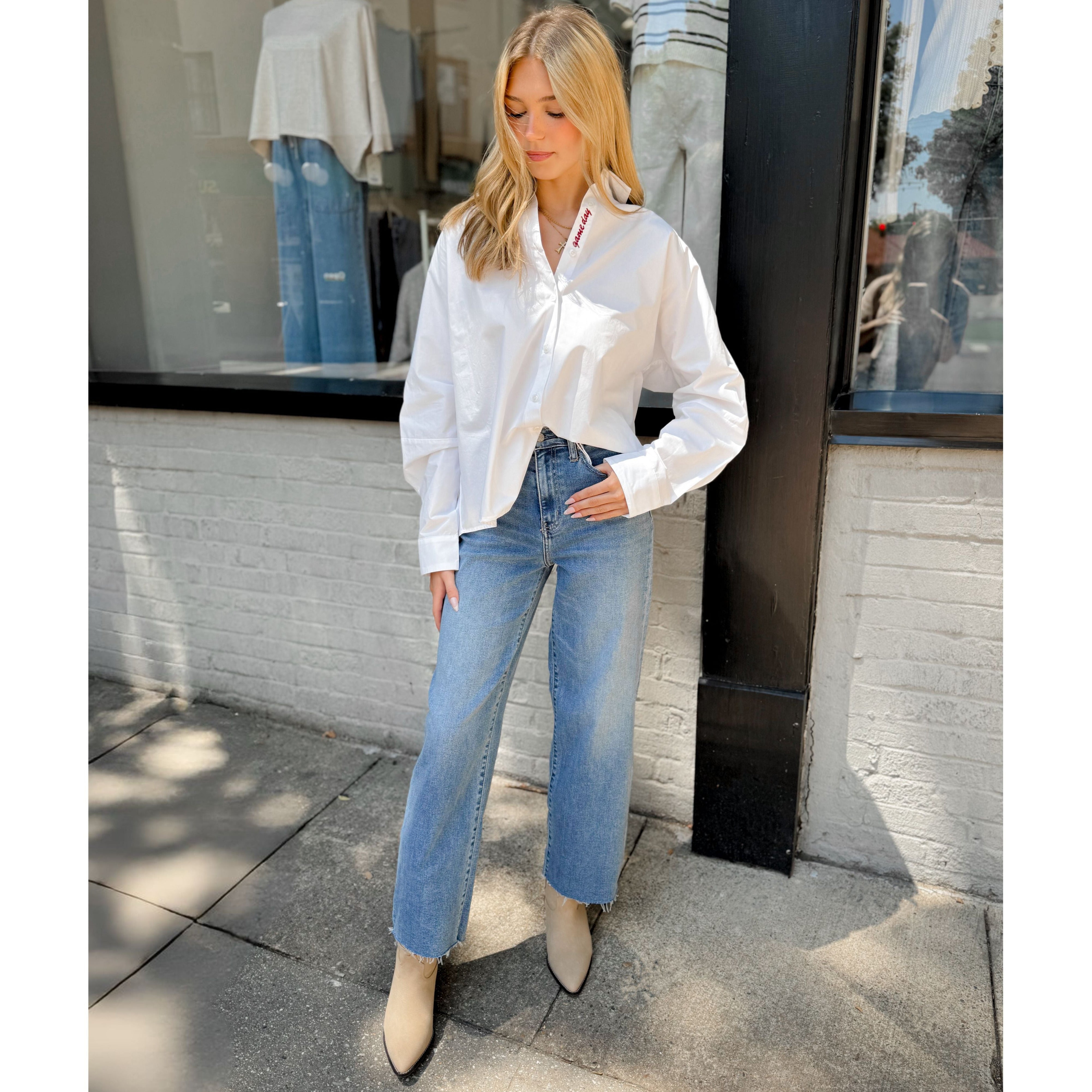 Gameday Button Up - Joanna A. Boutique