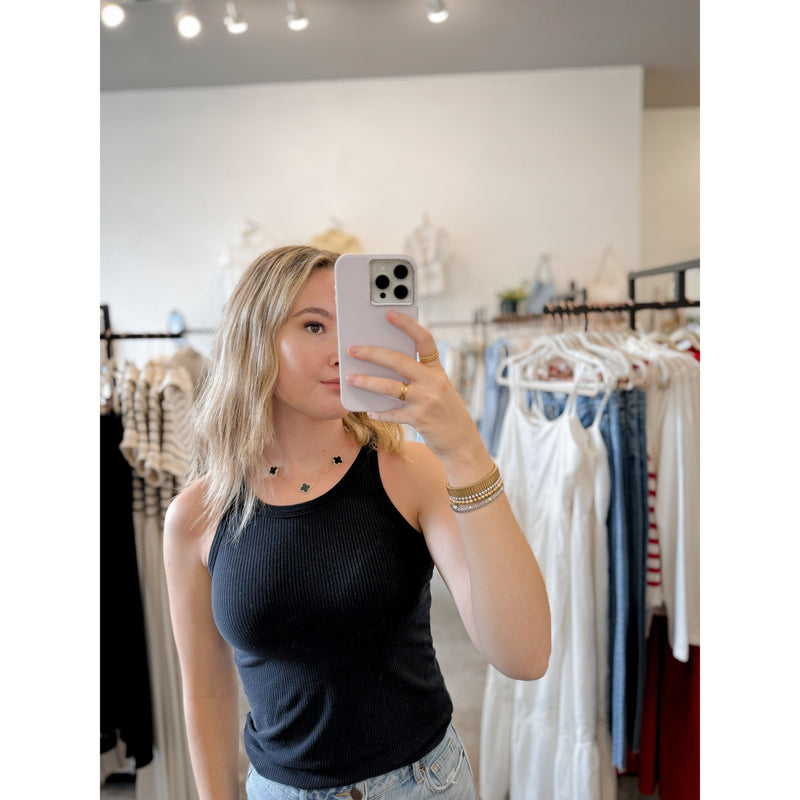 Black Fleur De Lis Necklace