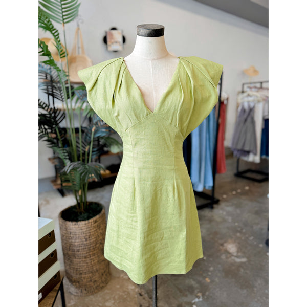 Cassandra Linen Mini Dress - Joanna A. Boutique