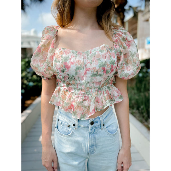 Wildflower Corset Top - Joanna A. Boutique