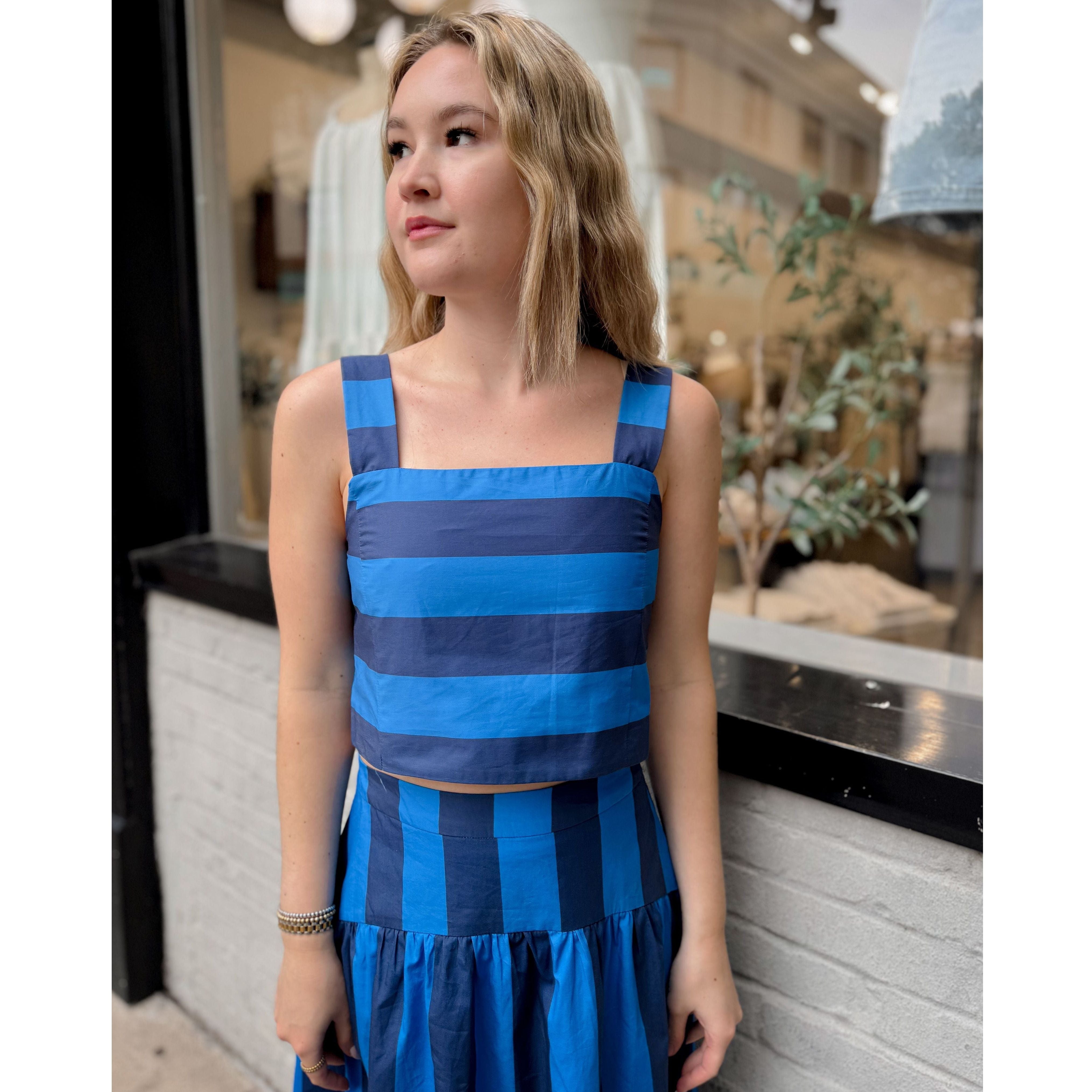Marlow Striped Top - Joanna A. Boutique