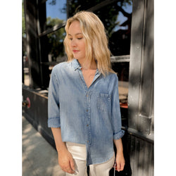 Galina Top | Independence Blue - Joanna A. Boutique
