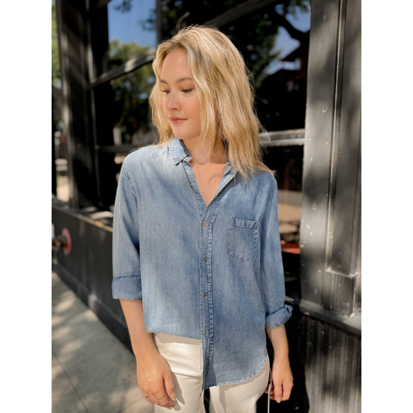 Galina Top | Independence Blue