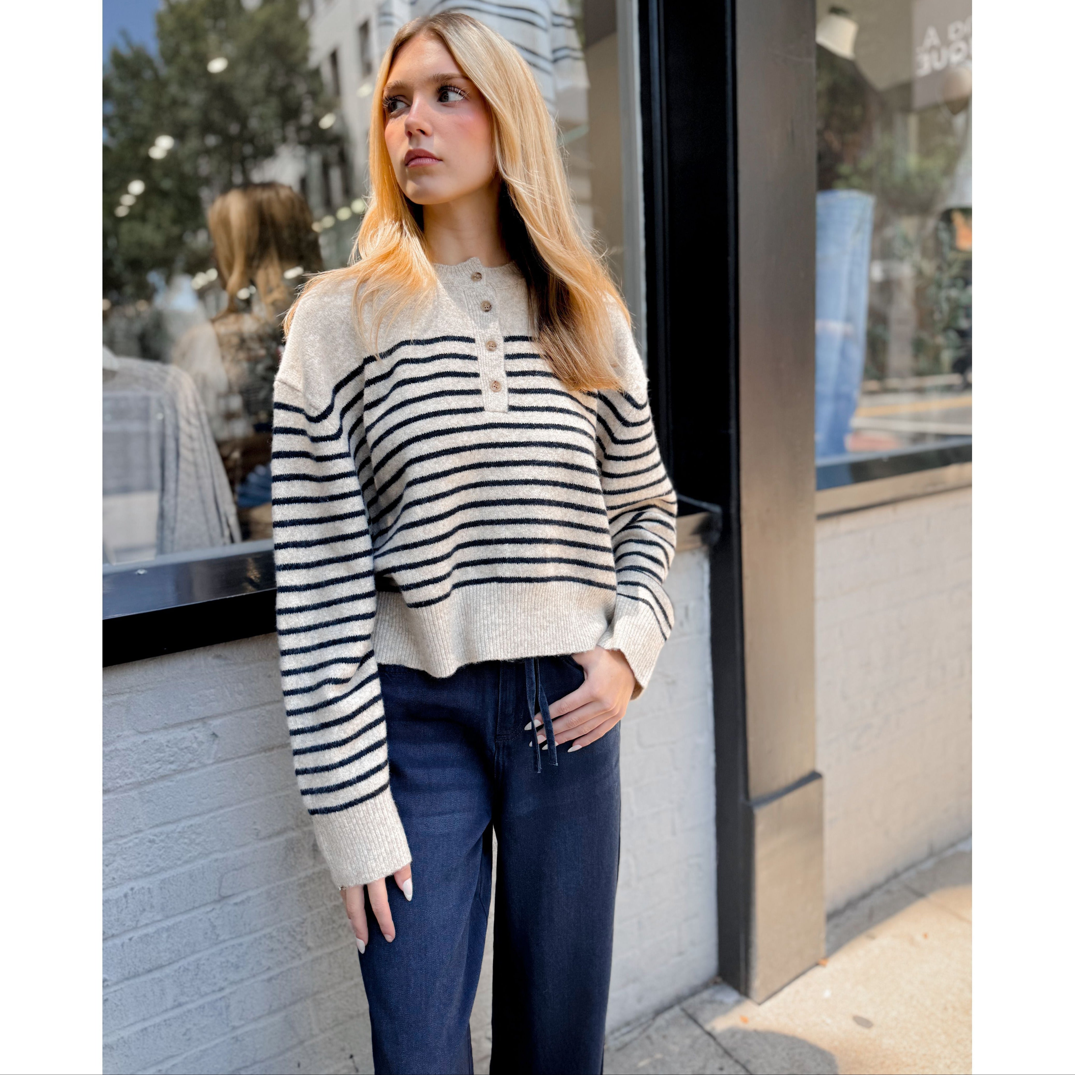 Olivia Henley Sweater - Joanna A. Boutique