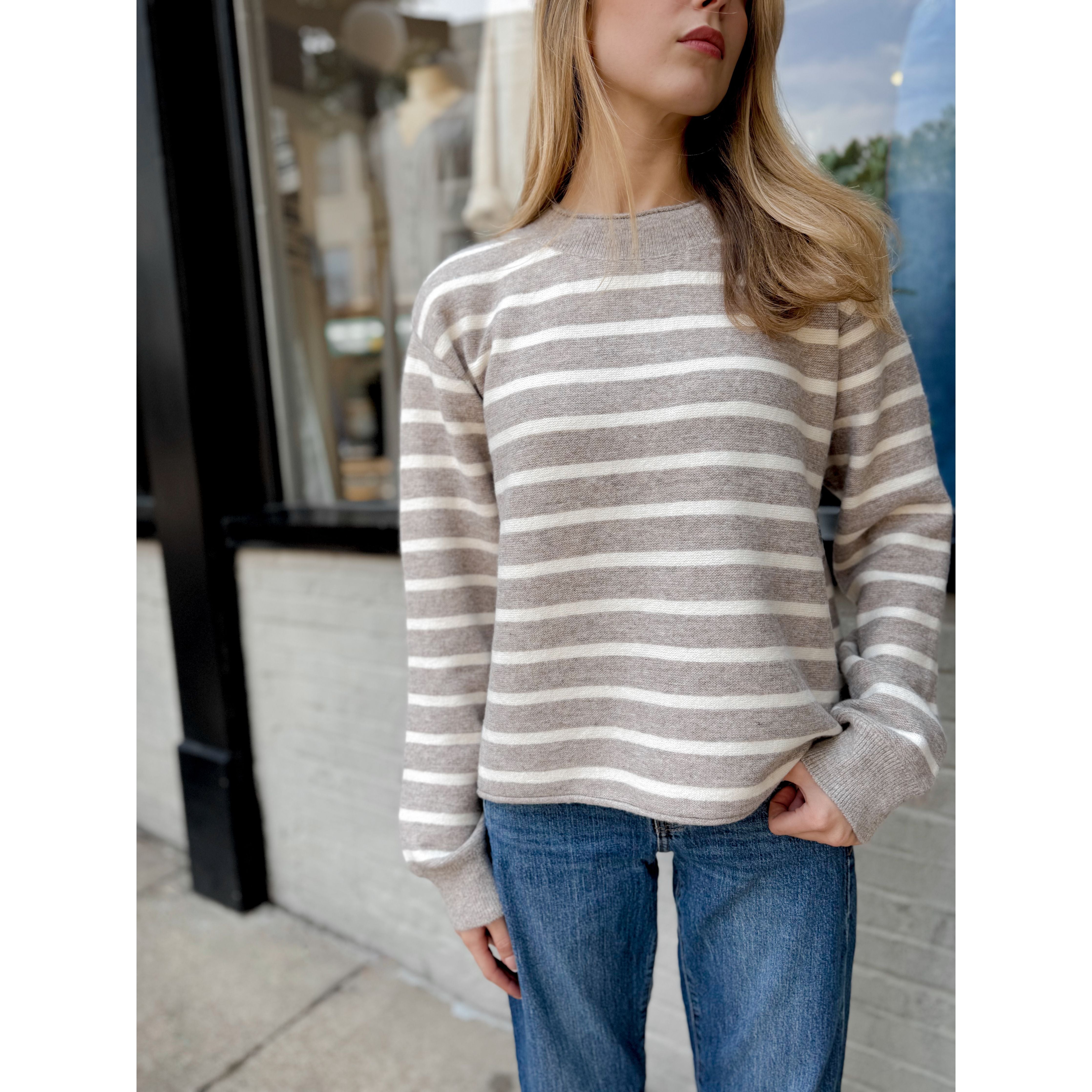 Winona Striped Sweater - Joanna A. Boutique