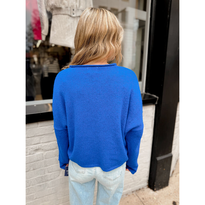 Claire Cardigan | Royal Blue