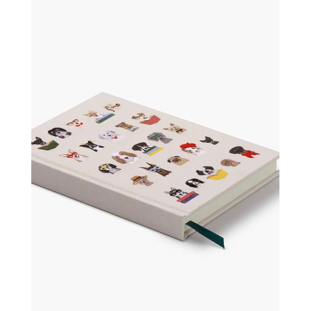 Studious Dogs Embroidered Journal - Joanna A. Boutique