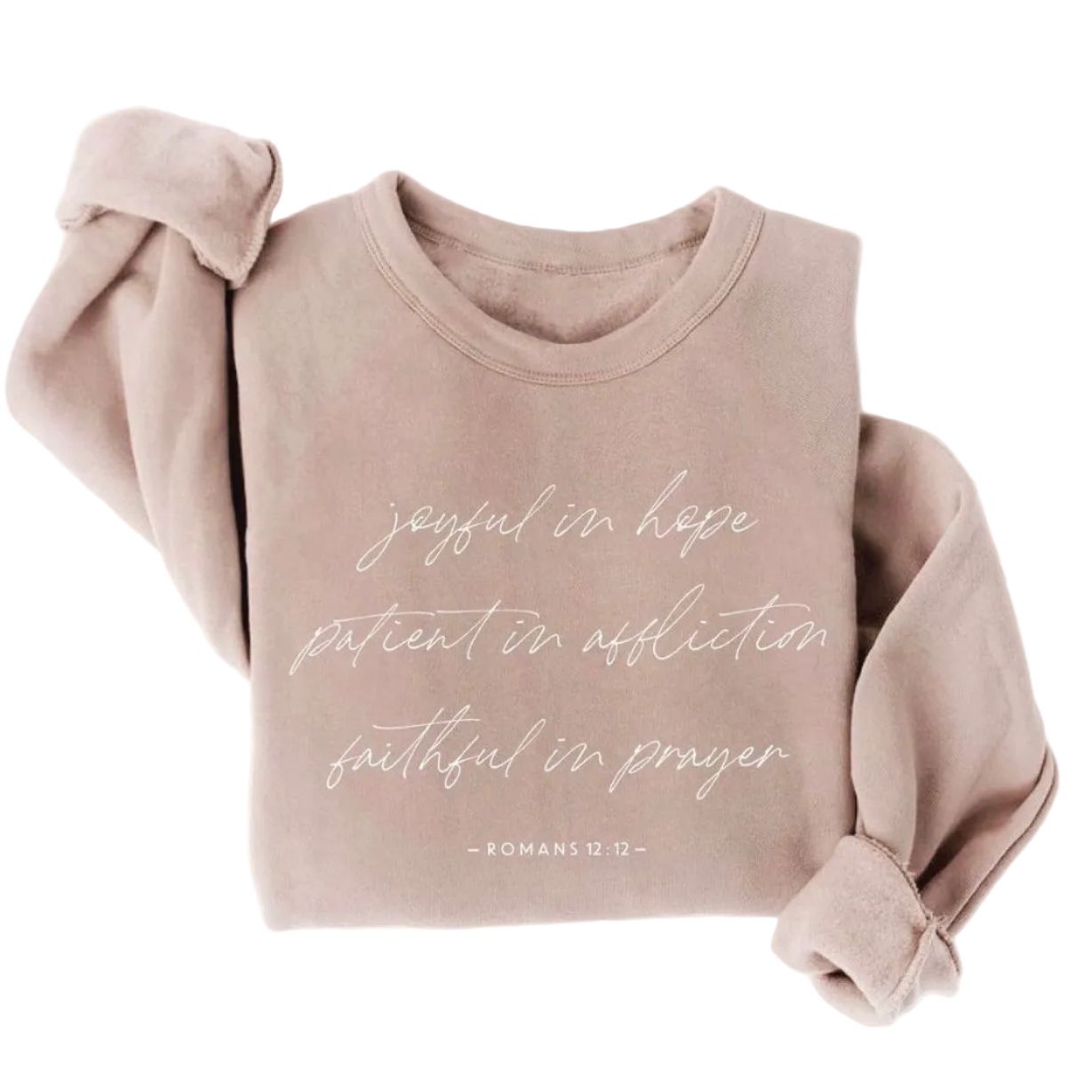 Romans 12:12 Crewneck - Joanna A. Boutique