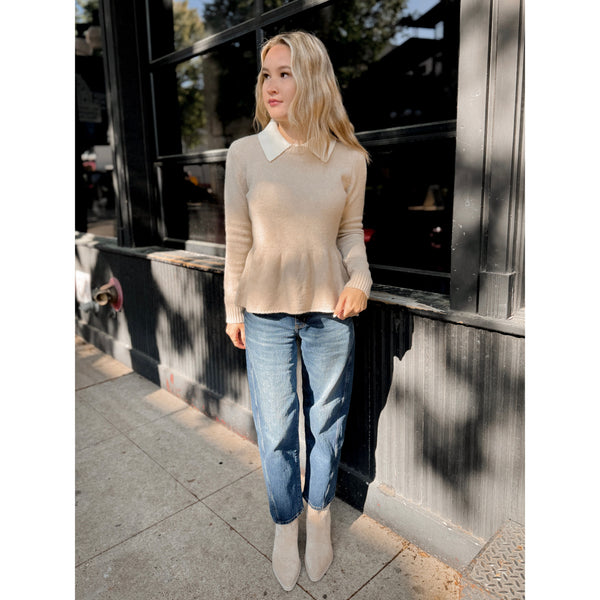 Rowan Collared Sweater - Joanna A. Boutique
