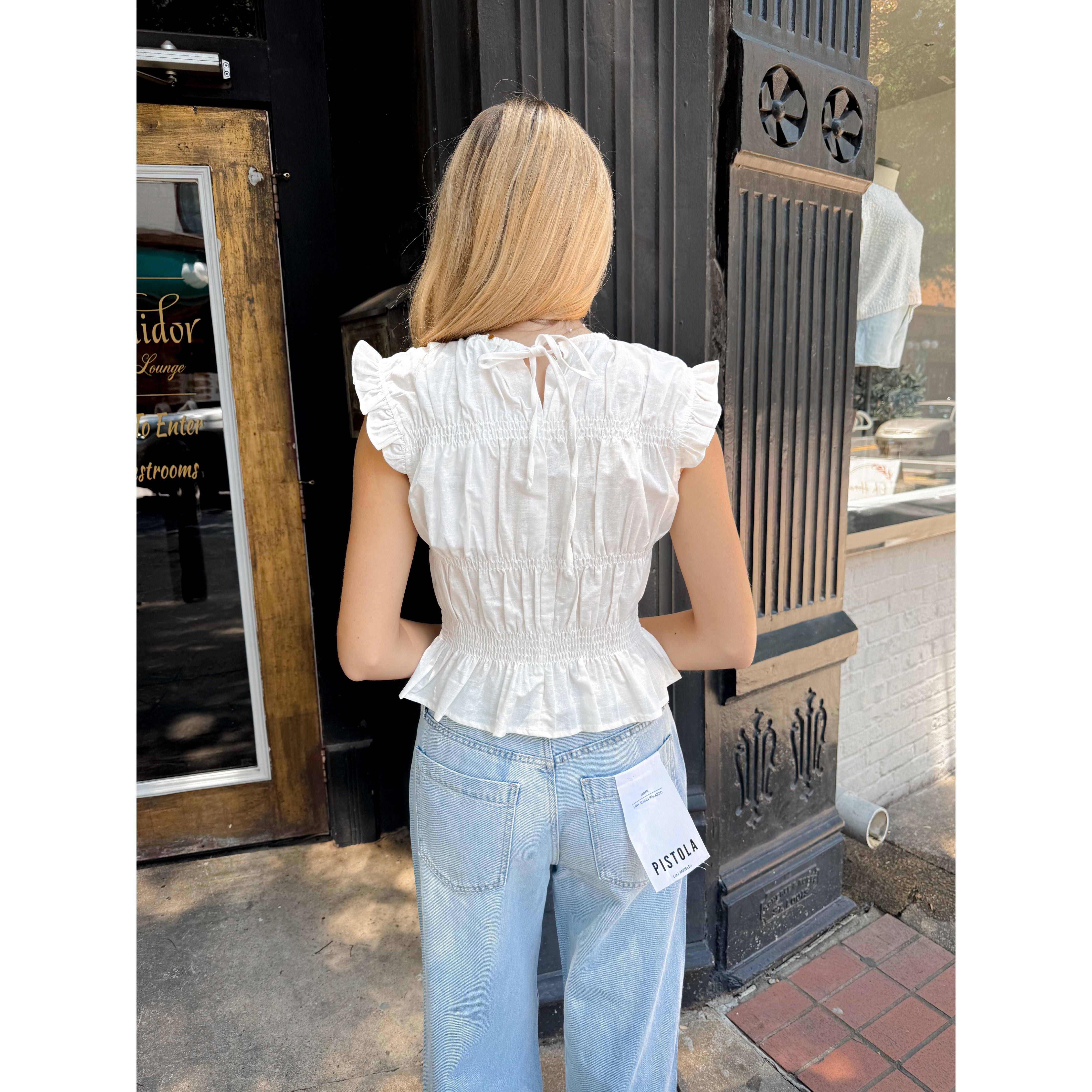Libby Smocked Top - Joanna A. Boutique