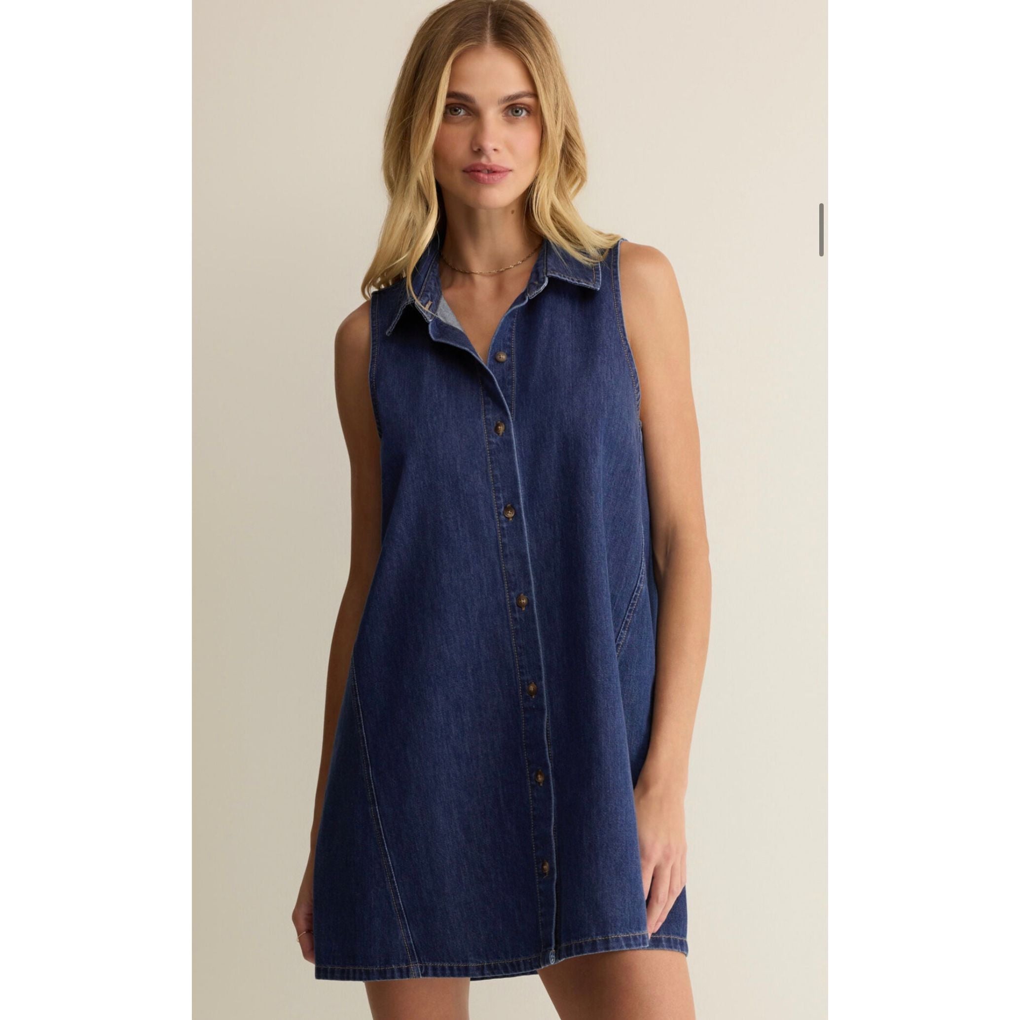 New Day Denim Mini Dress - Joanna A. Boutique