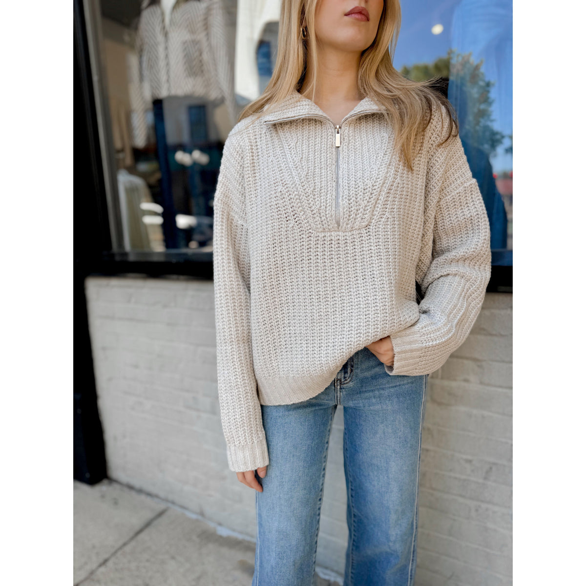 Layover Quarter Zip - Joanna A. Boutique