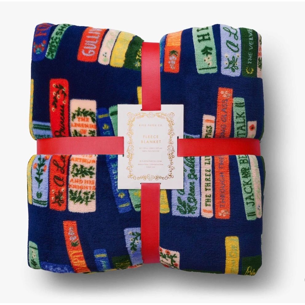 Bookshelf Blanket - Joanna A. Boutique