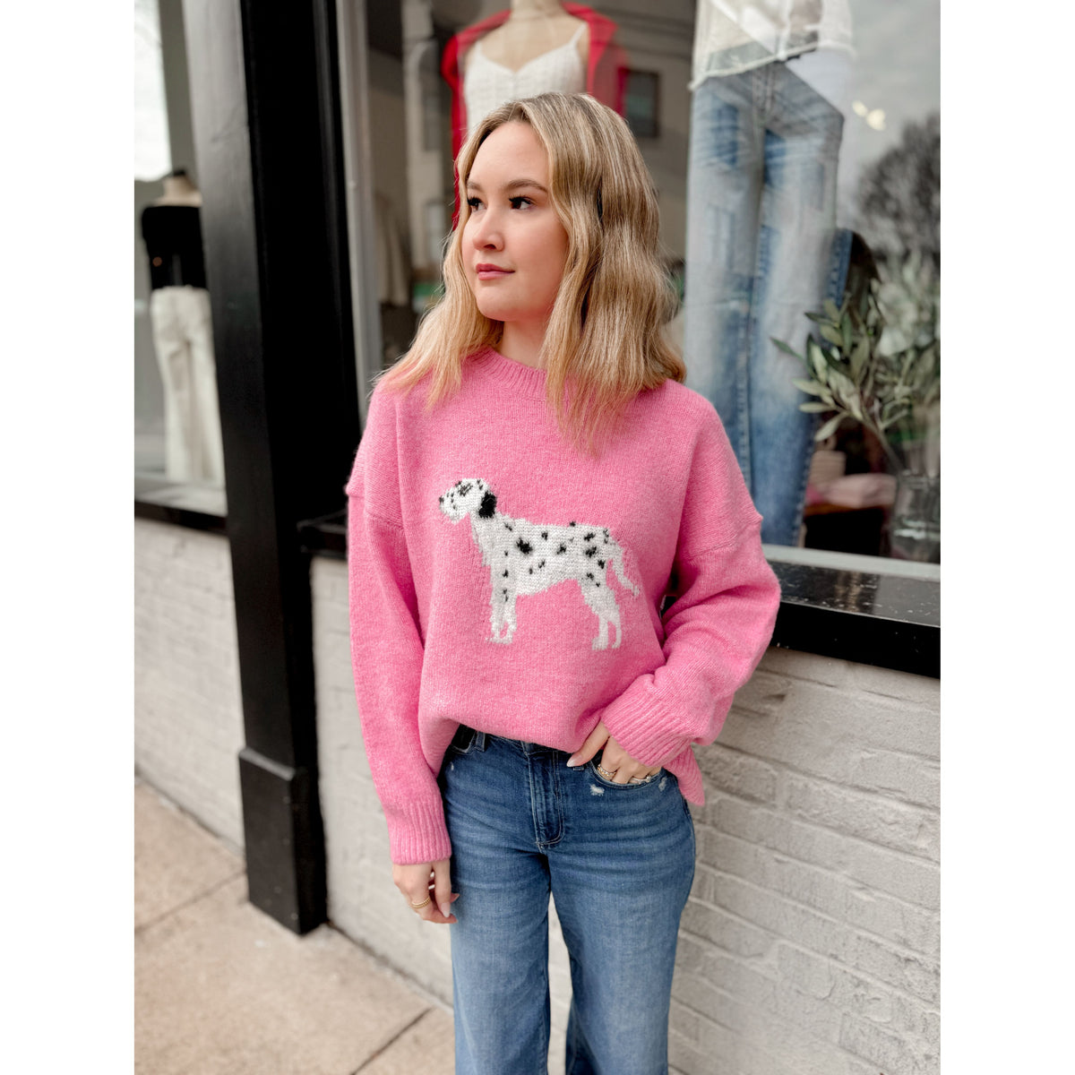 Dalmatian Sweater - Joanna A. Boutique