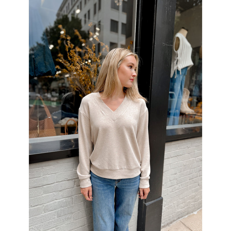 Manal Brushed Top