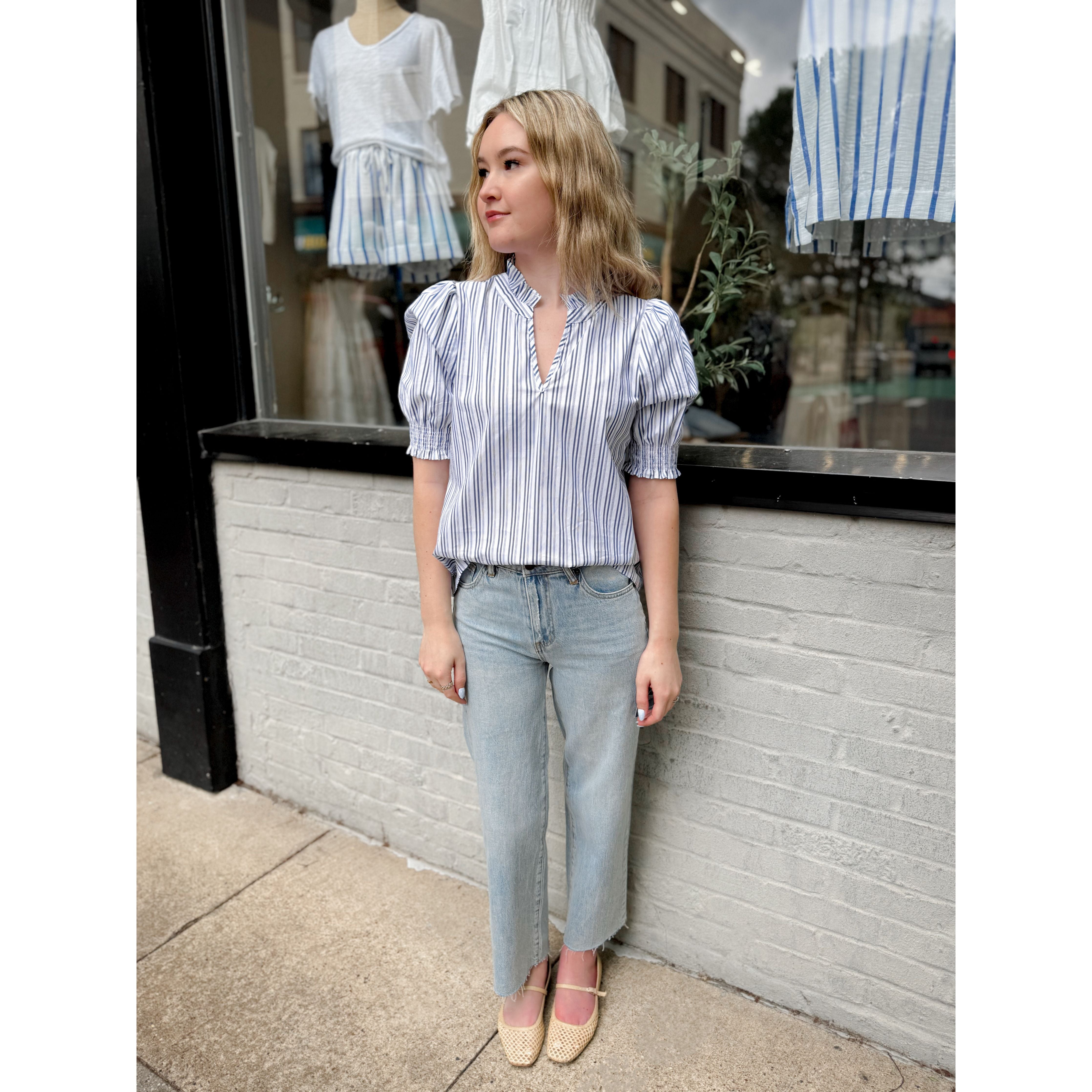 Somer Striped Top - Joanna A. Boutique