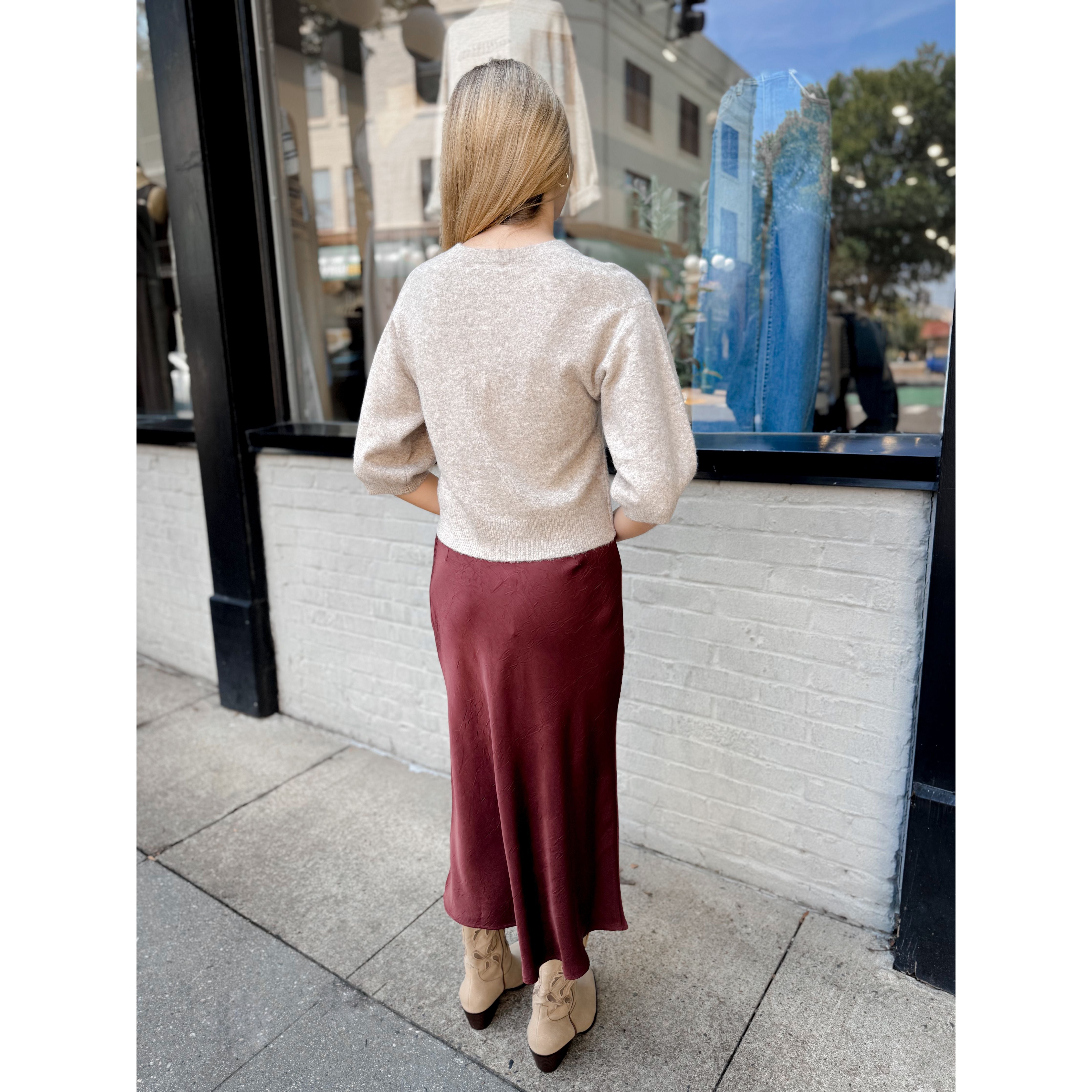 Carolyn Midi Skirt - Joanna A. Boutique