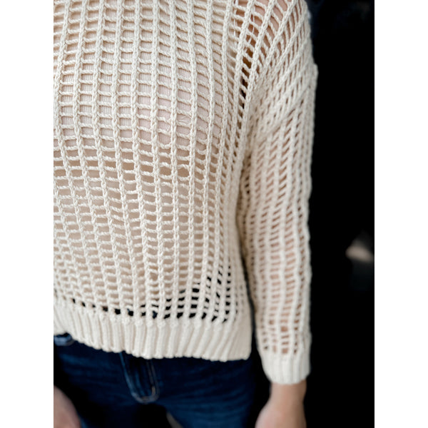 Reyna Fishnet Sweater