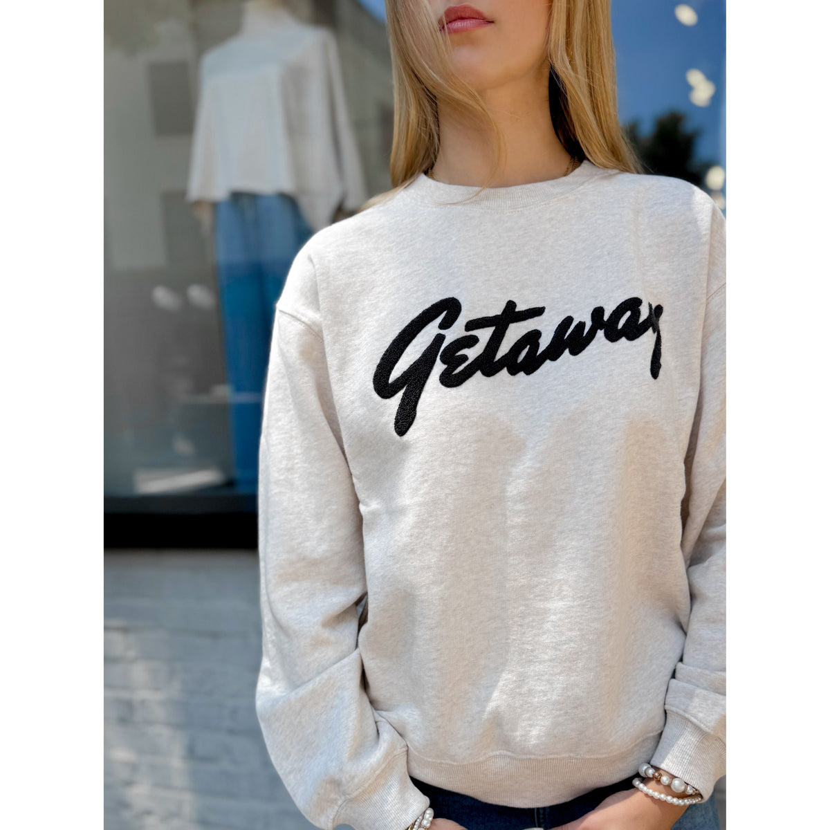 Getaway Boyfriend Sweatshirt - Joanna A. Boutique