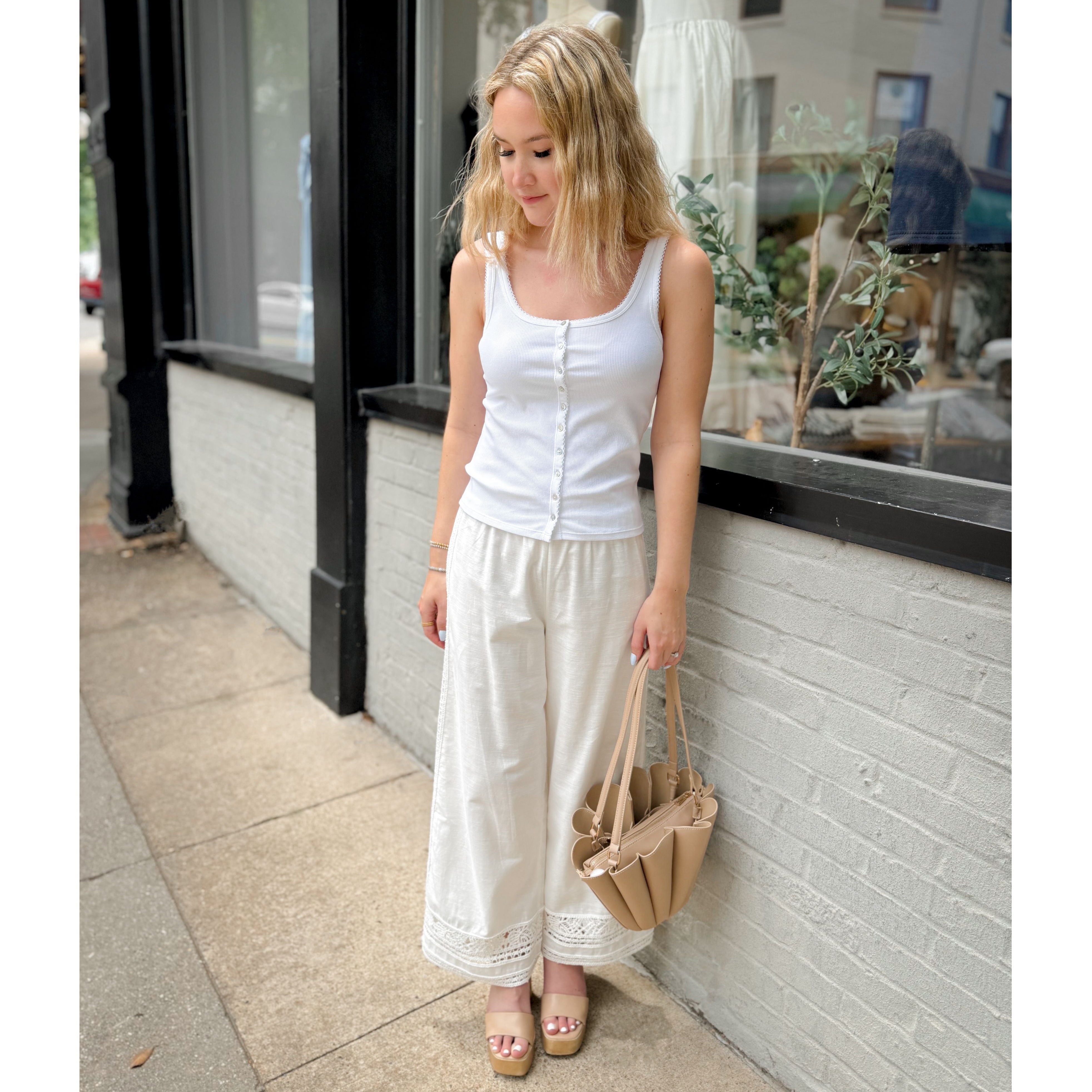 Scout Embroidered Pant - Joanna A. Boutique