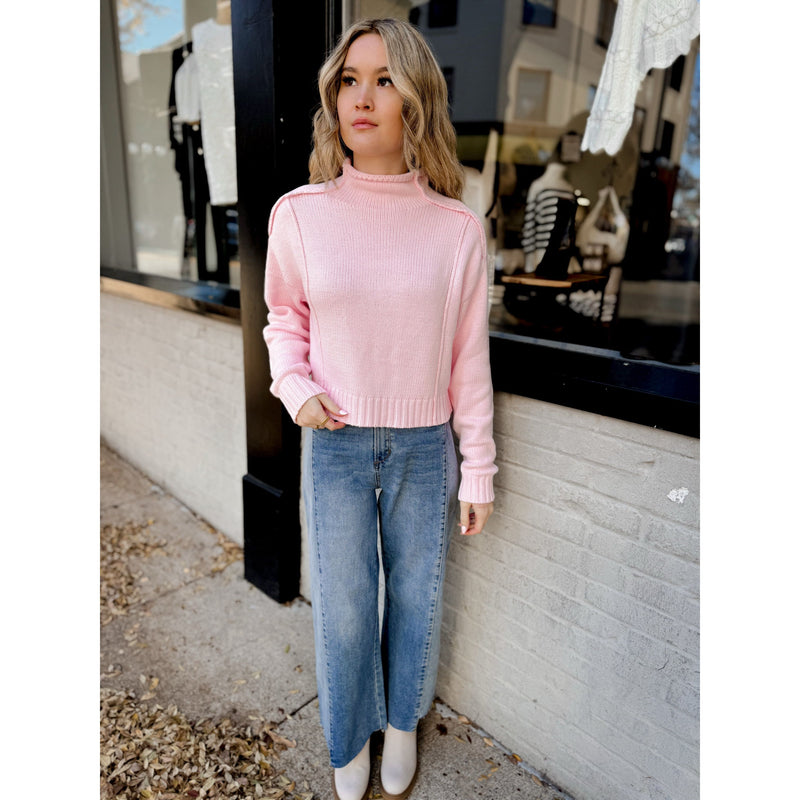 Camden Sweater | Light Pink