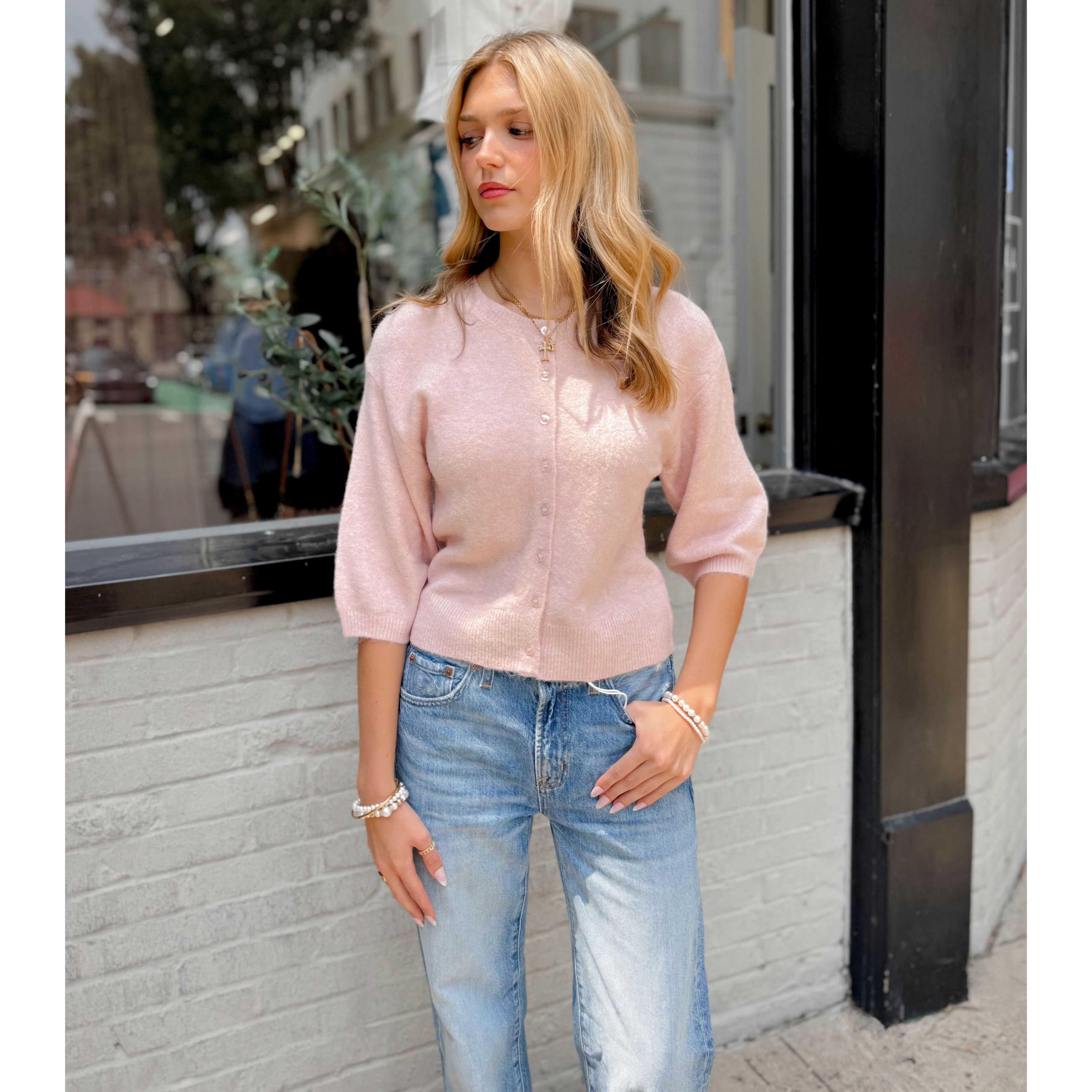 Valor Cardigan | Blush - Joanna A. Boutique