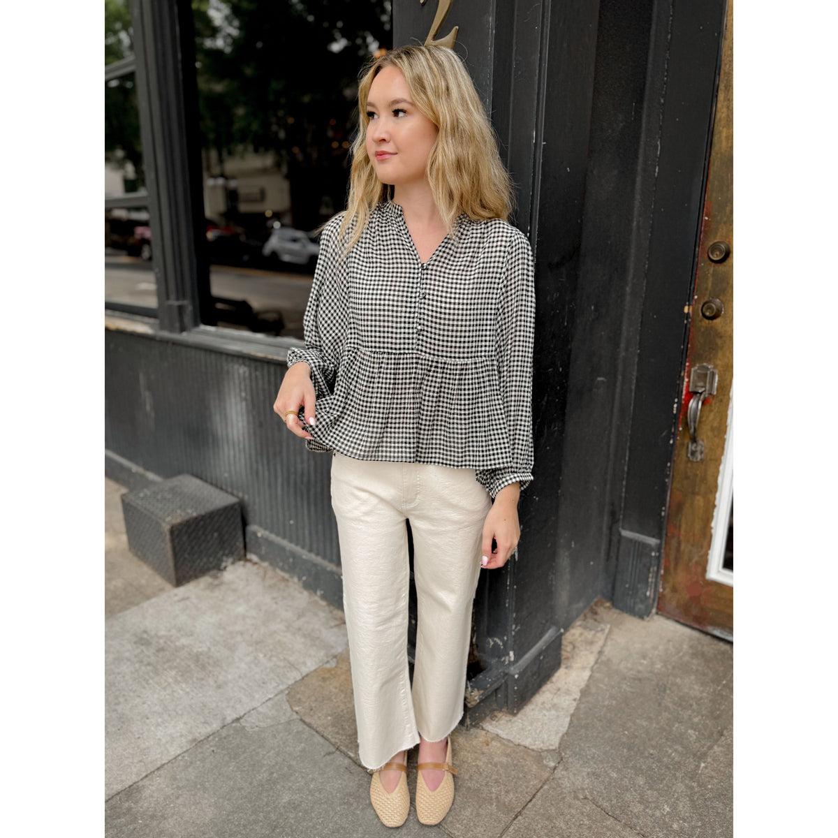 Mara Gingham Top - Joanna A. Boutique
