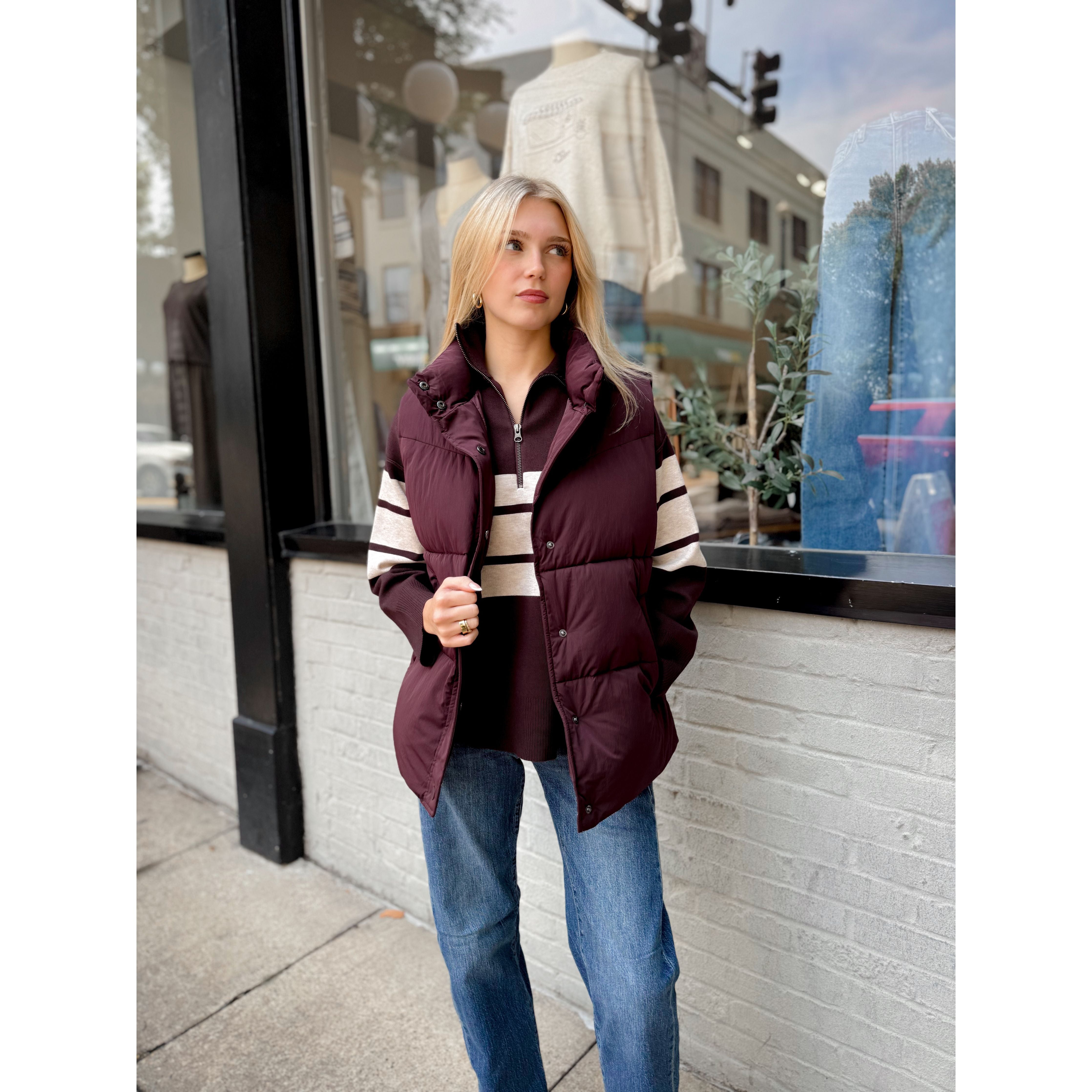 Shiloh Puffer Vest - Joanna A. Boutique