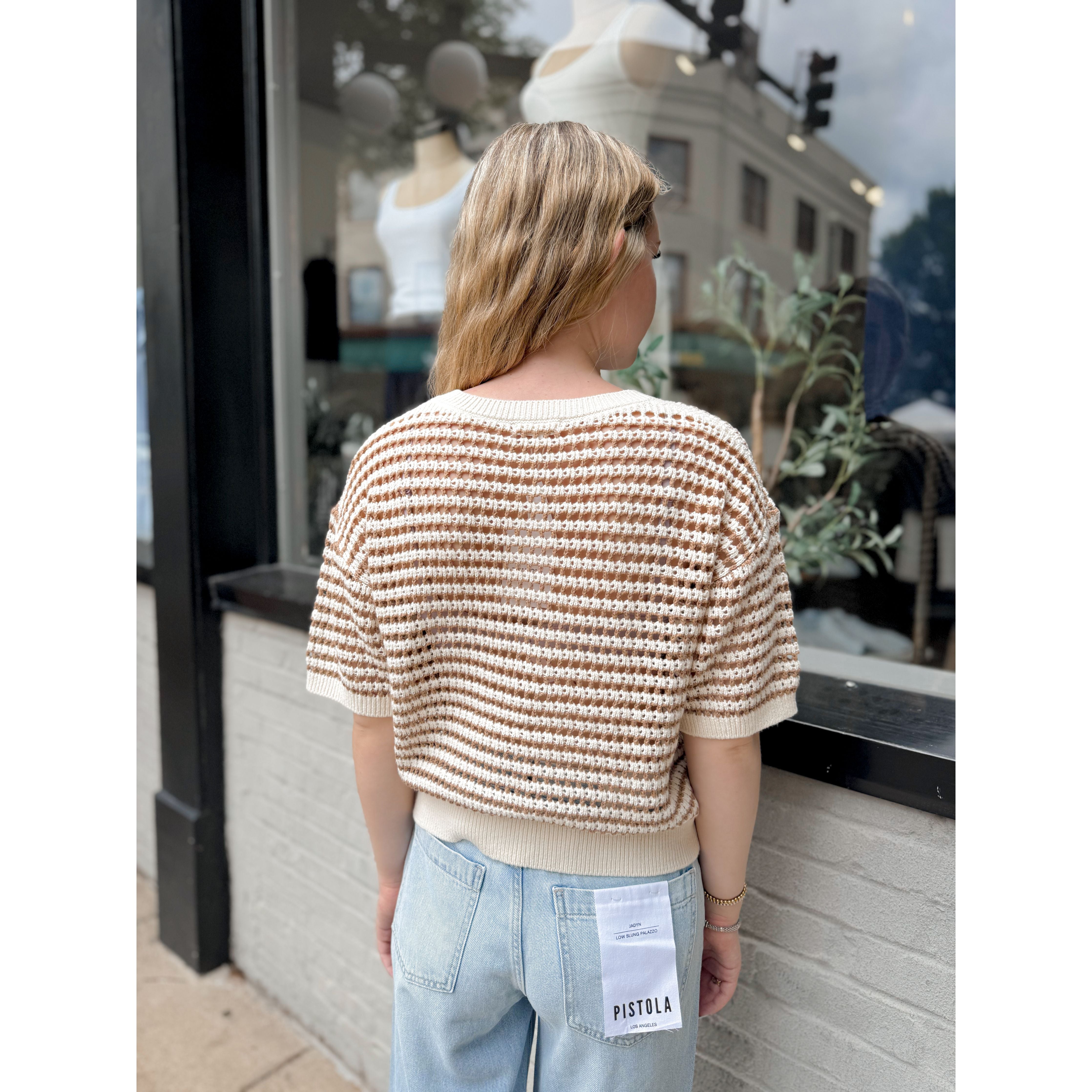 Kylo Striped Sweater - Joanna A. Boutique