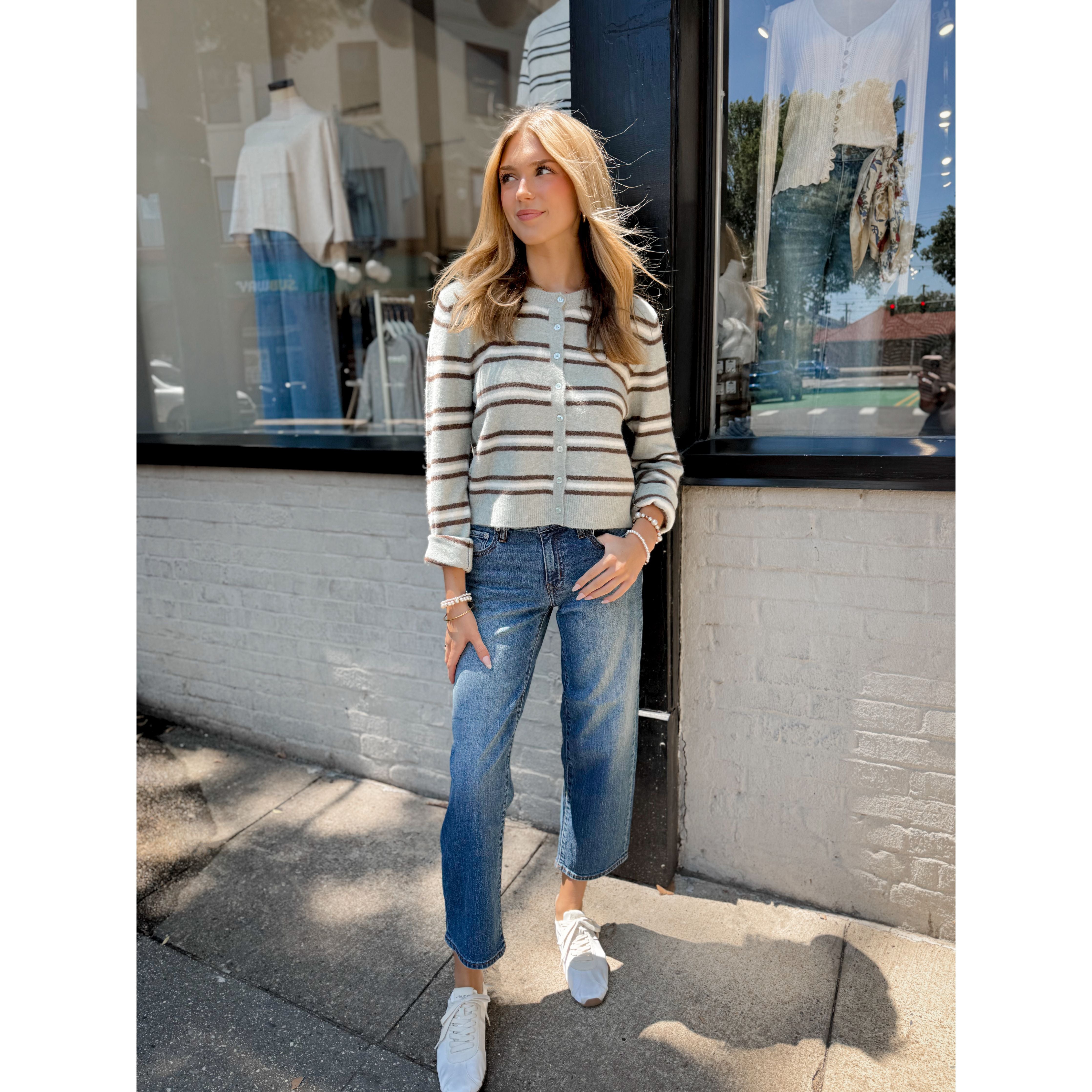Keeper Low Rise Crop Jean | Haze - Joanna A. Boutique