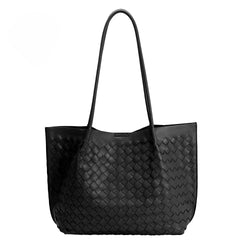Victoria Vegan Leather Tote | Black