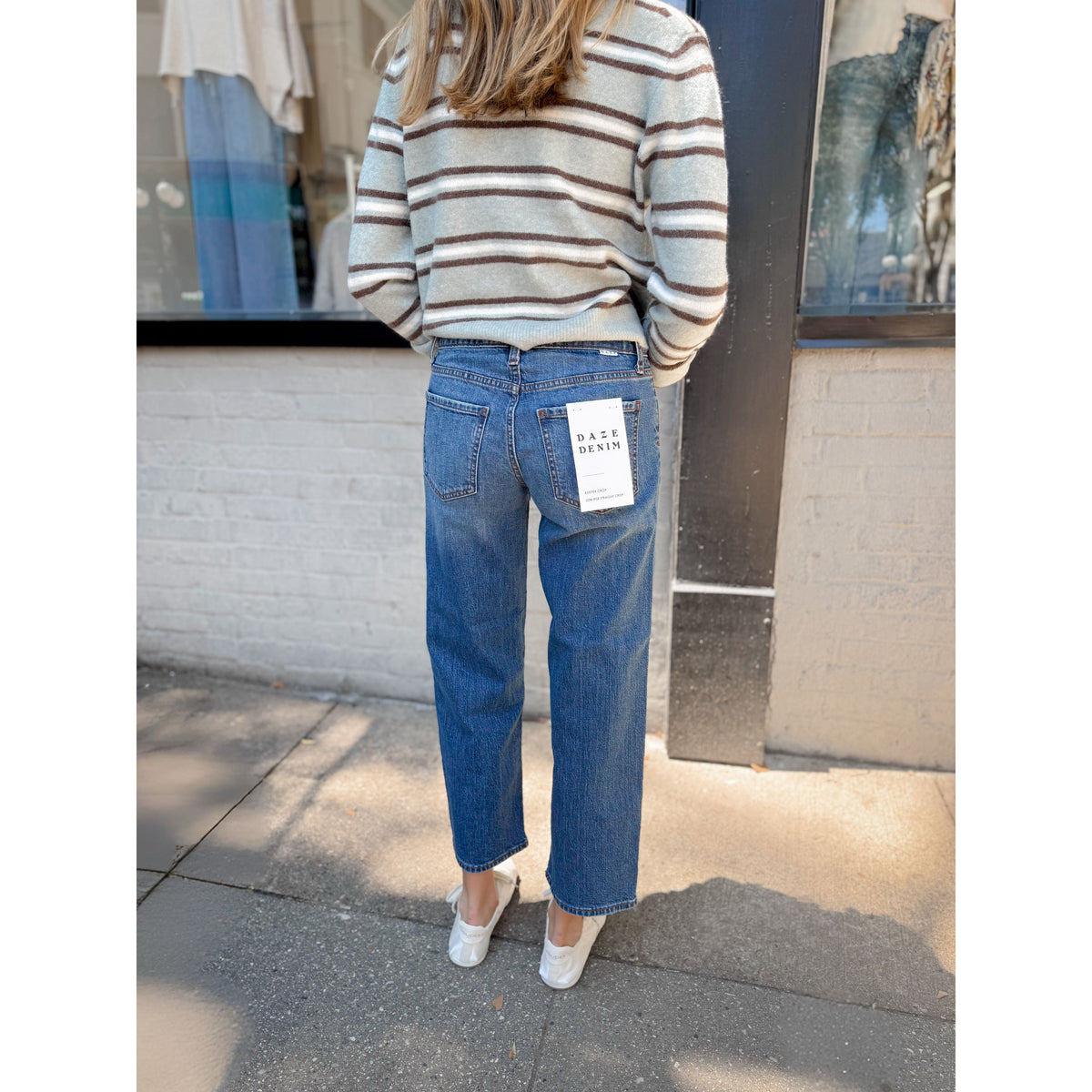 Keeper Low Rise Crop Jean | Haze - Joanna A. Boutique