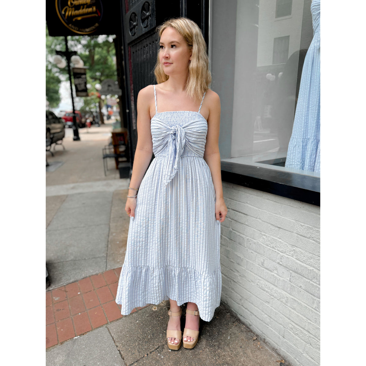Marina Striped Maxi Dress - Joanna A. Boutique