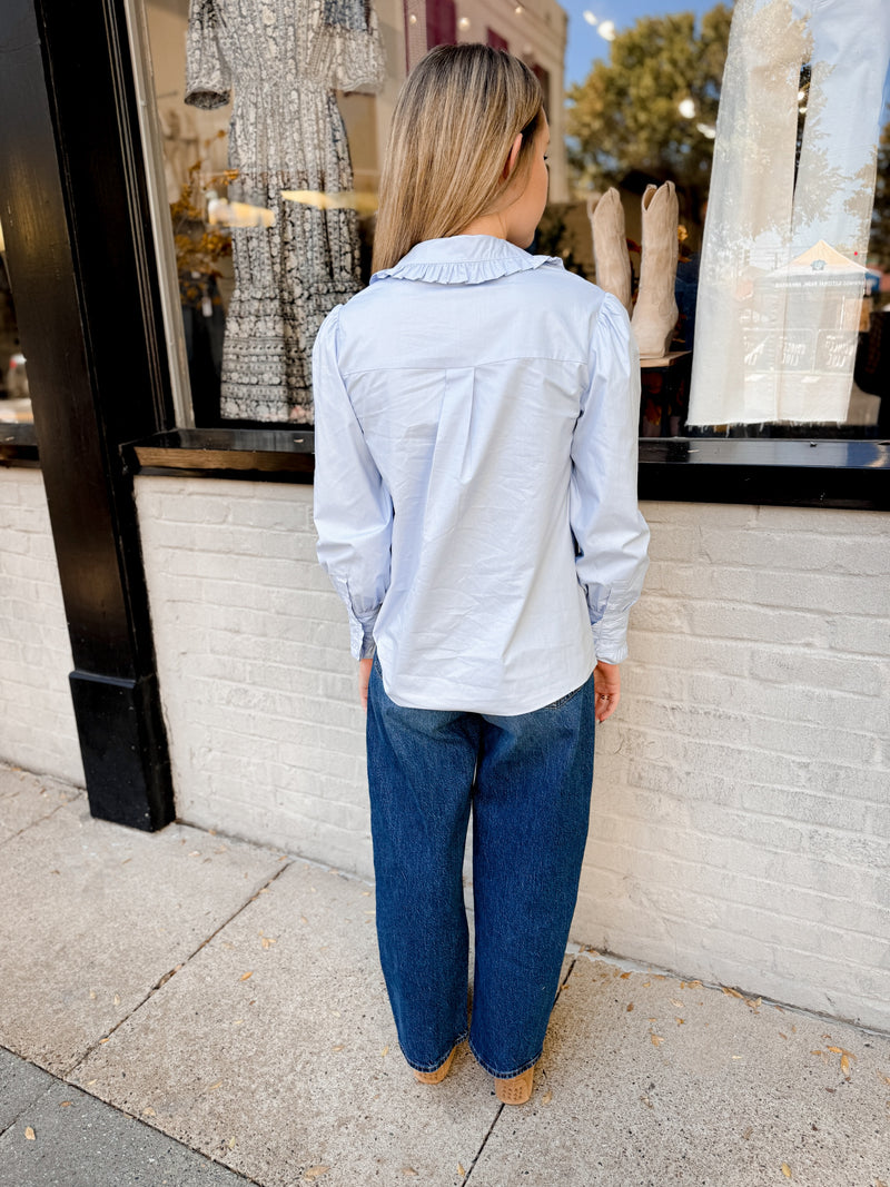 Campbell Button Up | Light Blue