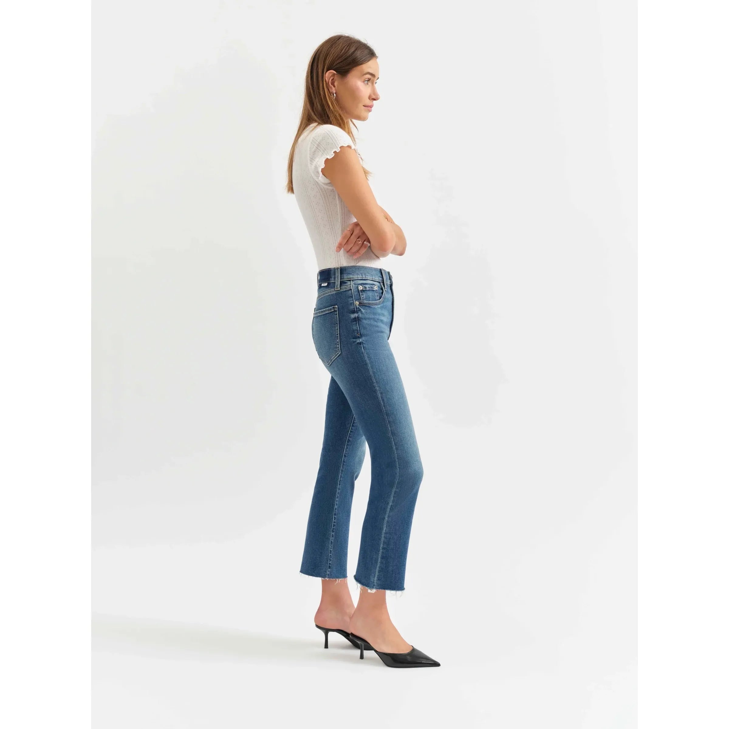 Shy Girl Crop Flare | Influencer - Joanna A. Boutique