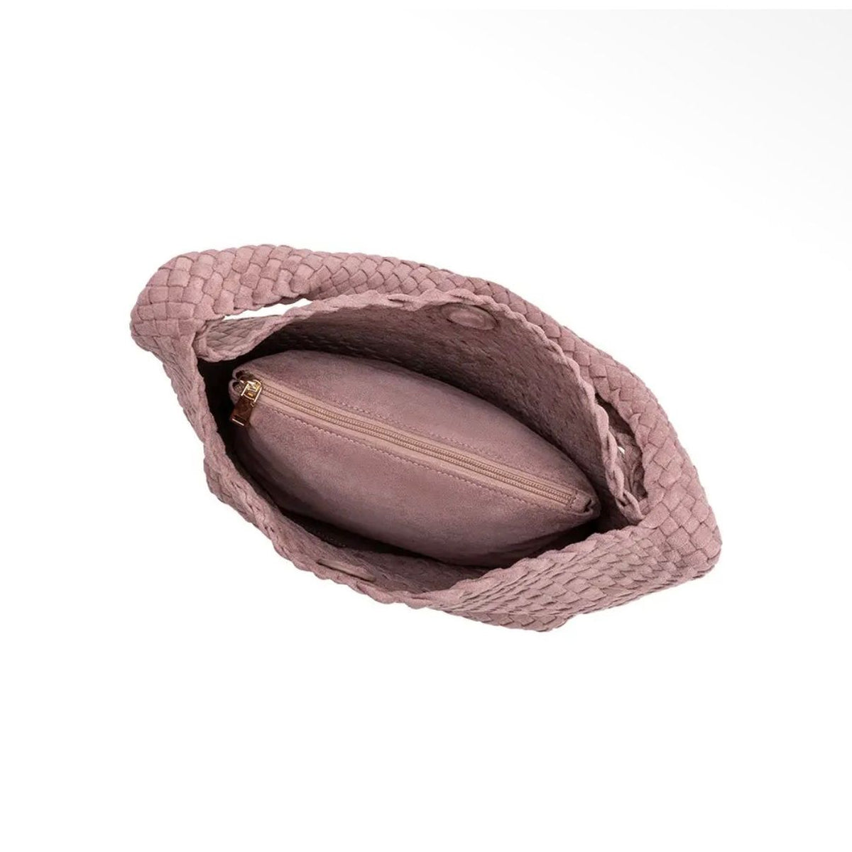 Johanna Suede Bag | Mauve - Joanna A. Boutique