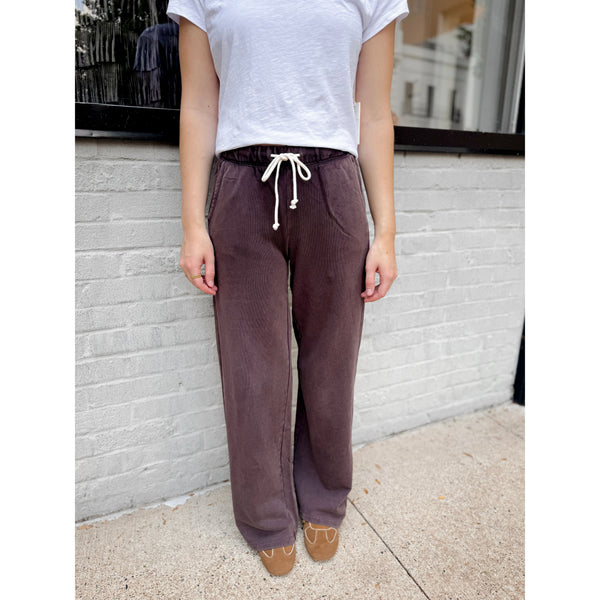 Hunter Knit Pant | Chocolate Cherry