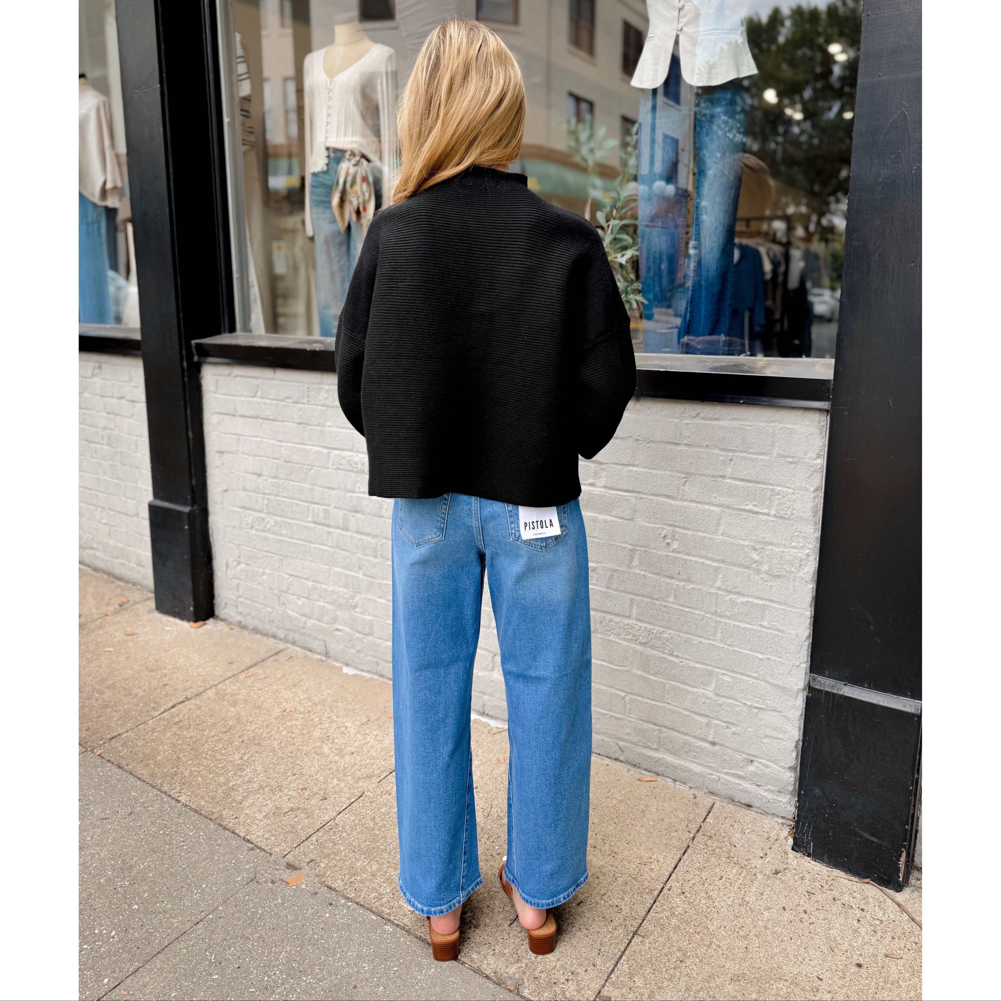 Elise Top | Black - Joanna A. Boutique
