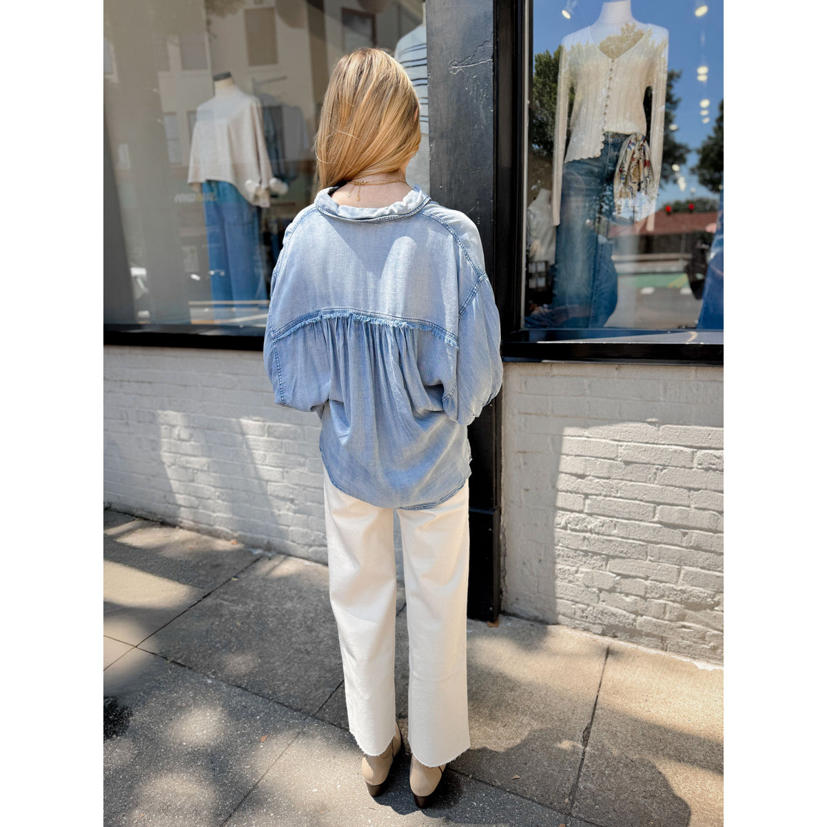 Harlow Tencel Top - Joanna A. Boutique