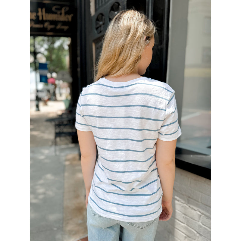 Foundation Stripe Tee | Boathouse