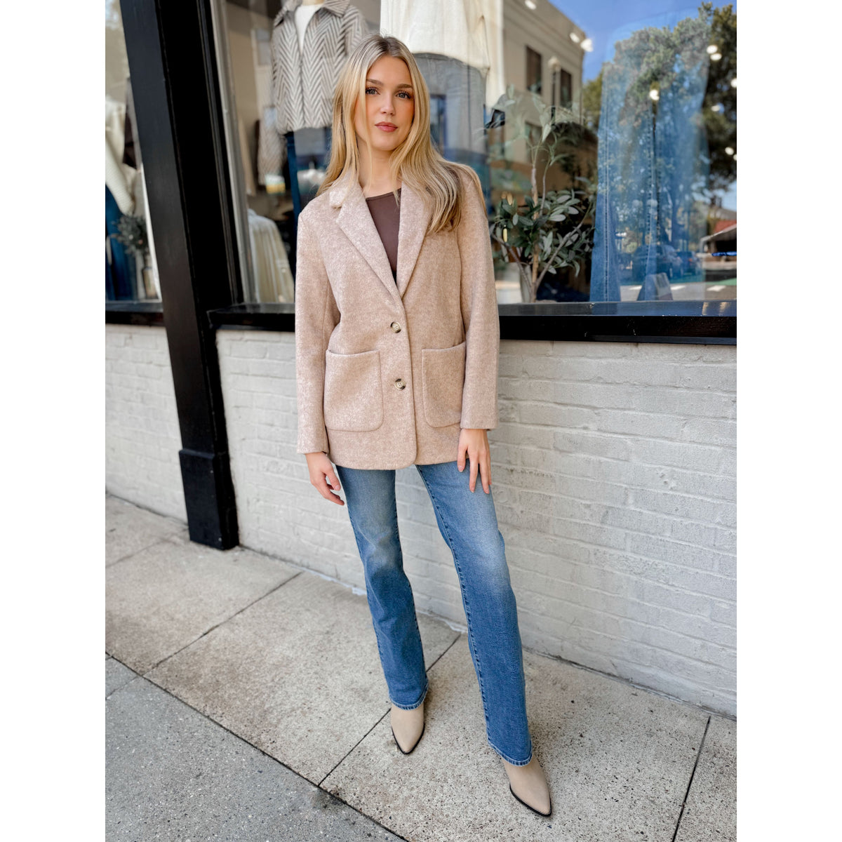 Hutton Oversized Blazer - Joanna A. Boutique