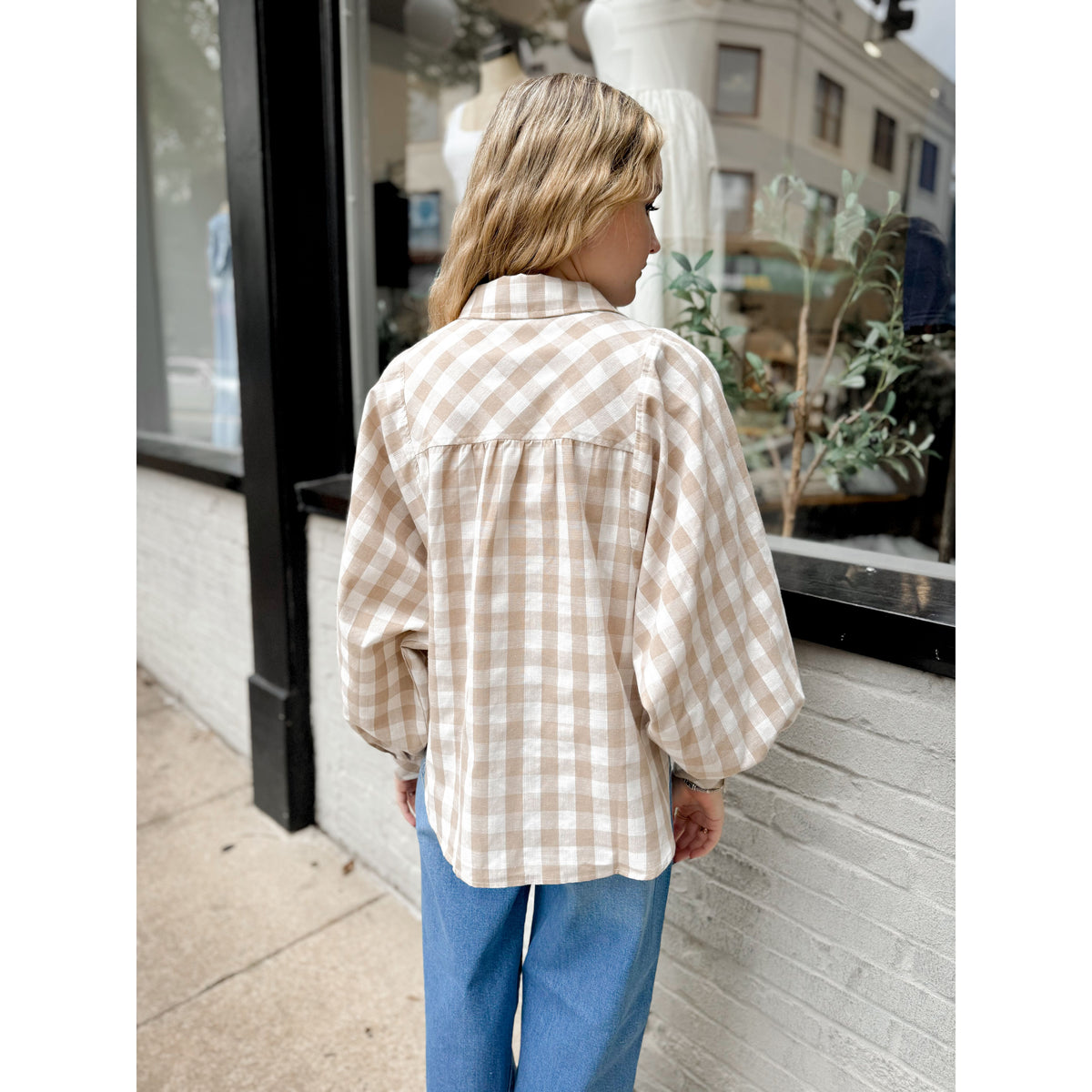 Weekend Gingham Top - Joanna A. Boutique