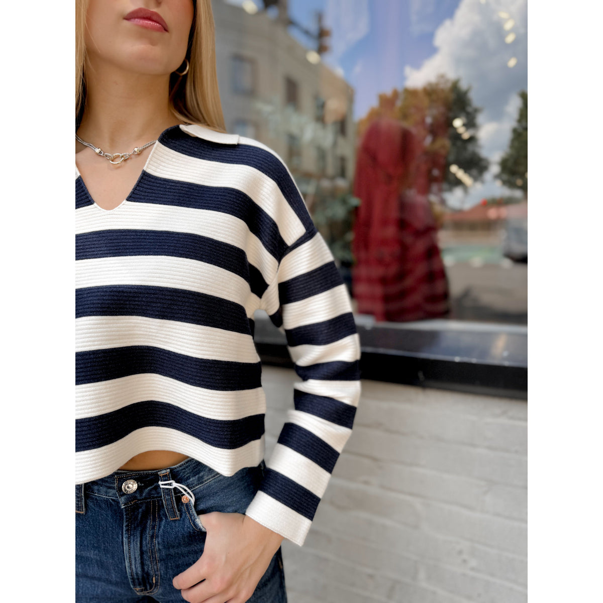 Elizabeth Striped Sweater