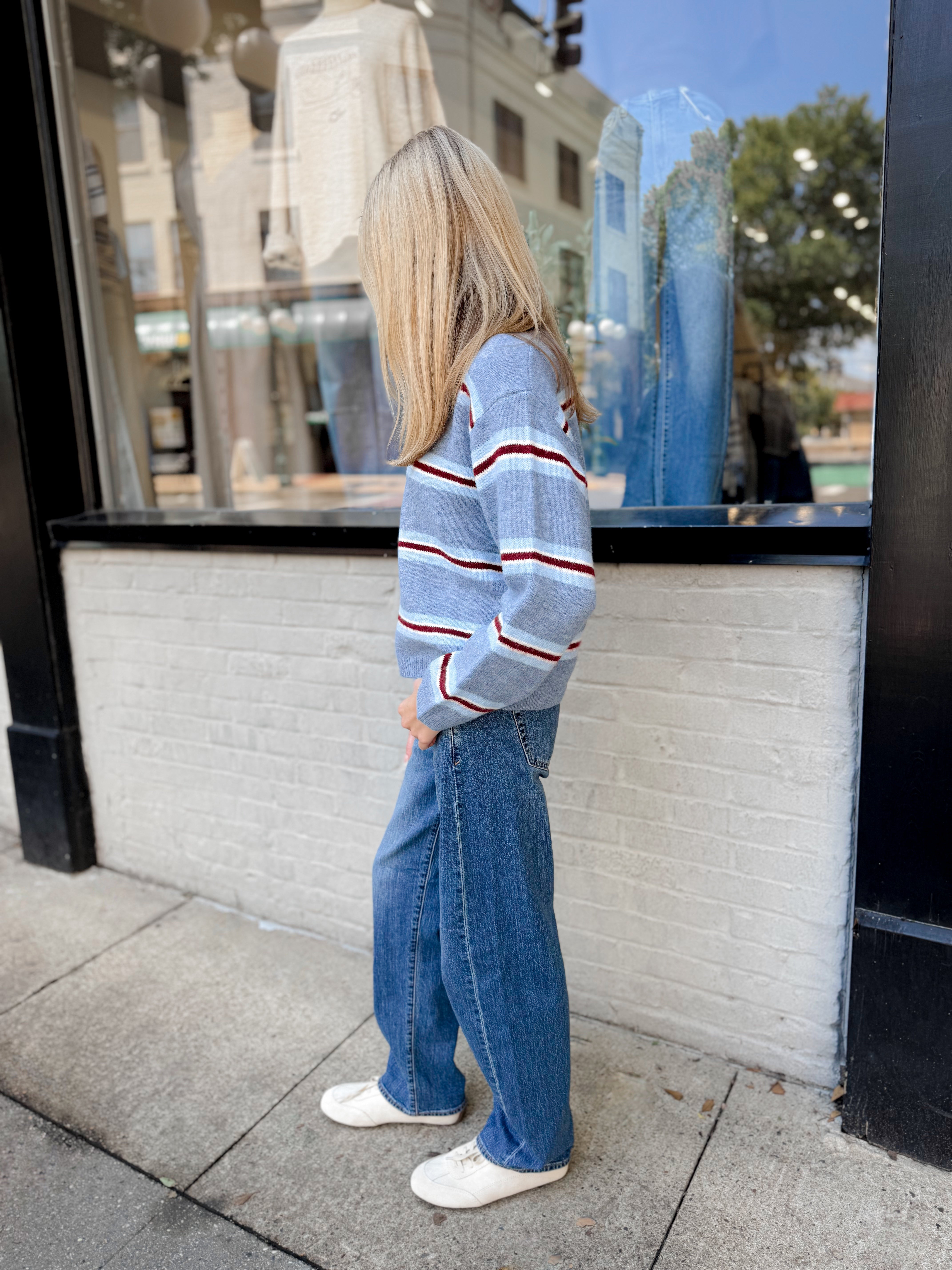 Hudson Stripe Sweater