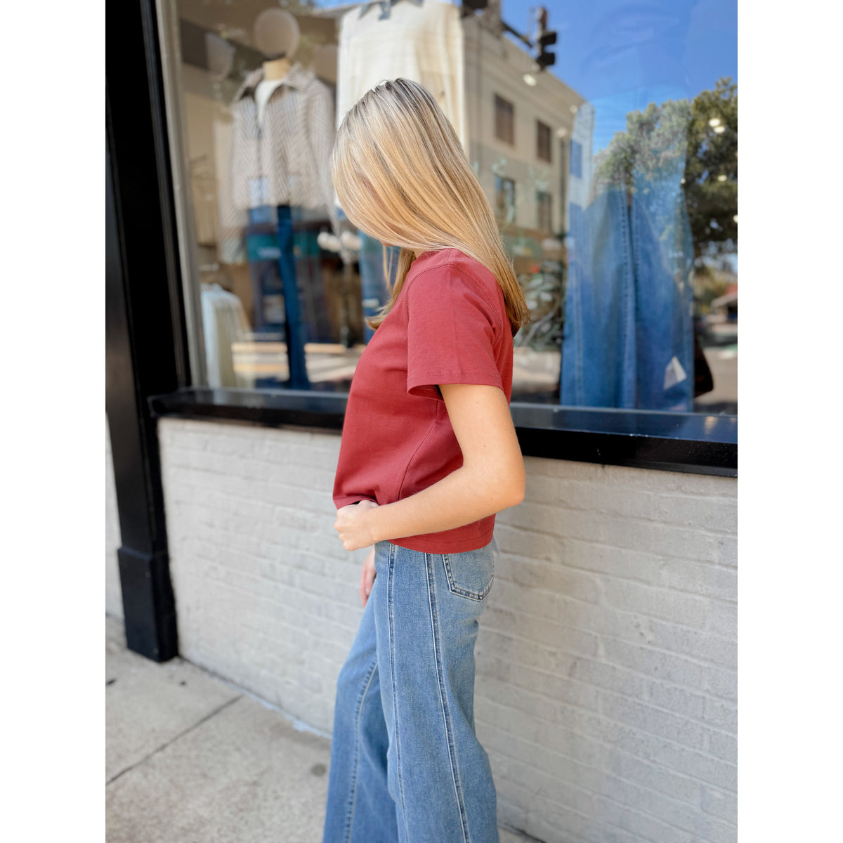 Lanie Tee | Terracotta - Joanna A. Boutique
